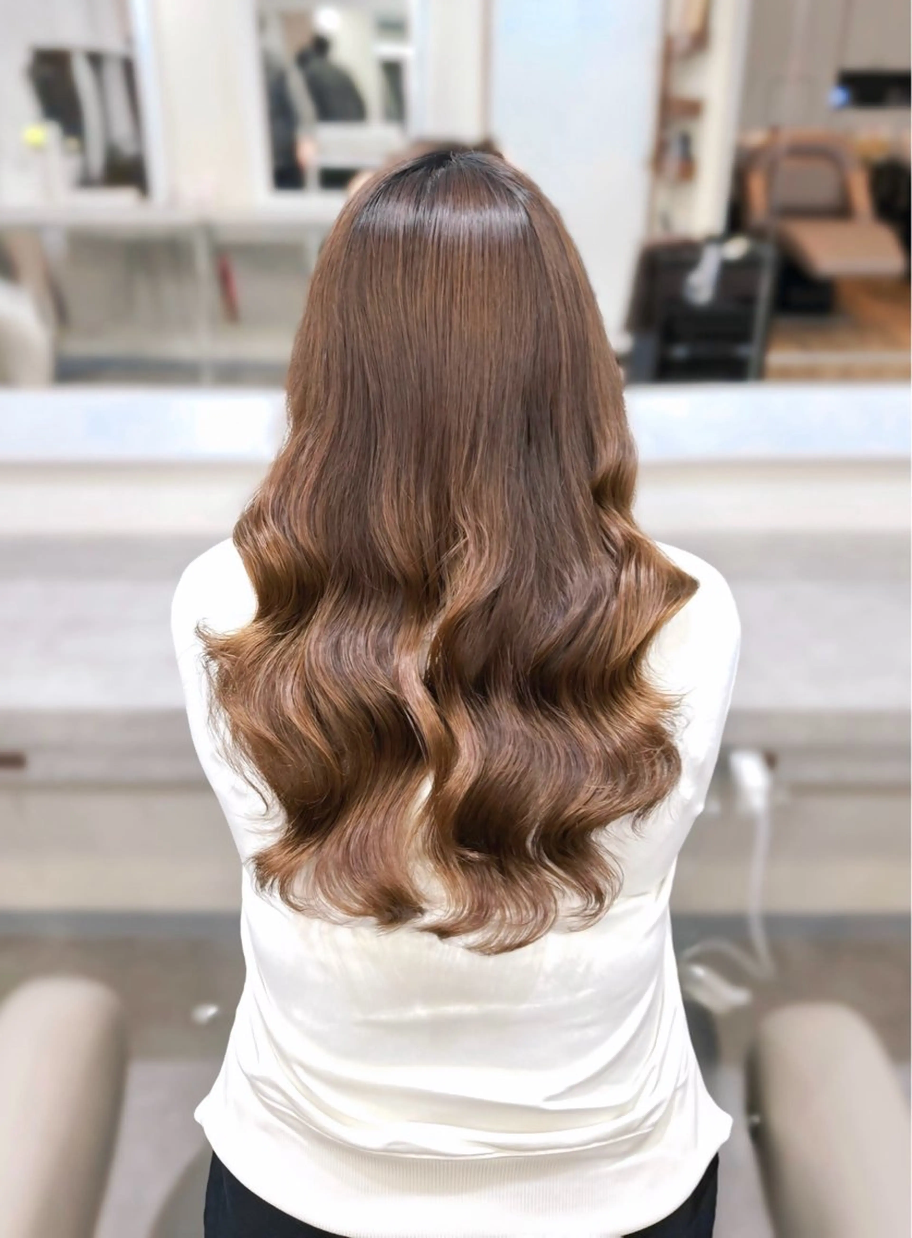 セミロング セミロングパーマ 韓国風ヘア ace share salon所属・韓国風パーマ/ 菅沼 成郷のヘアスタイル