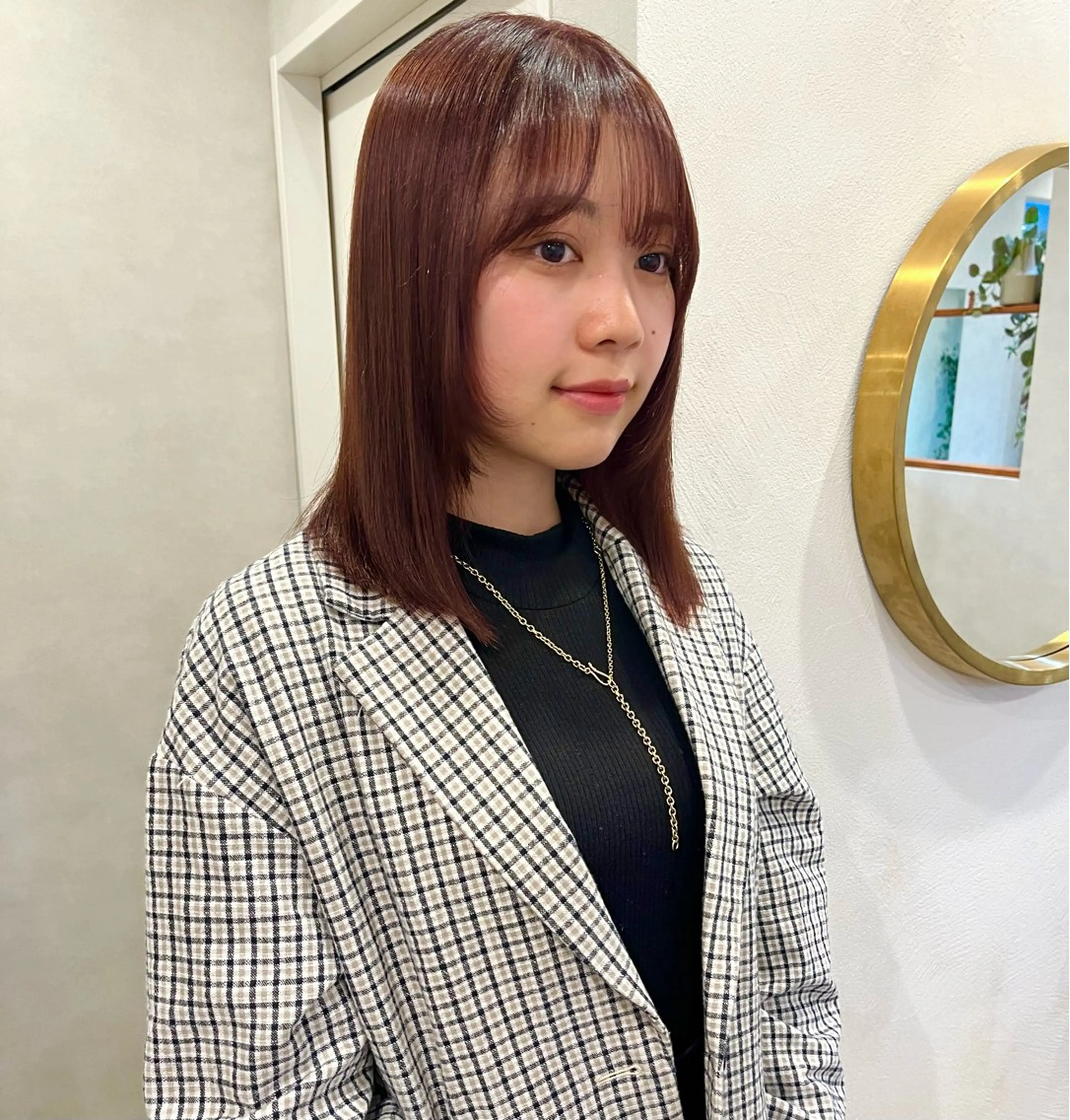 ミディアム カラー ピンクカラー 髪質改善 Lita./ 大賀ひかり🧁🫧のヘアスタイル