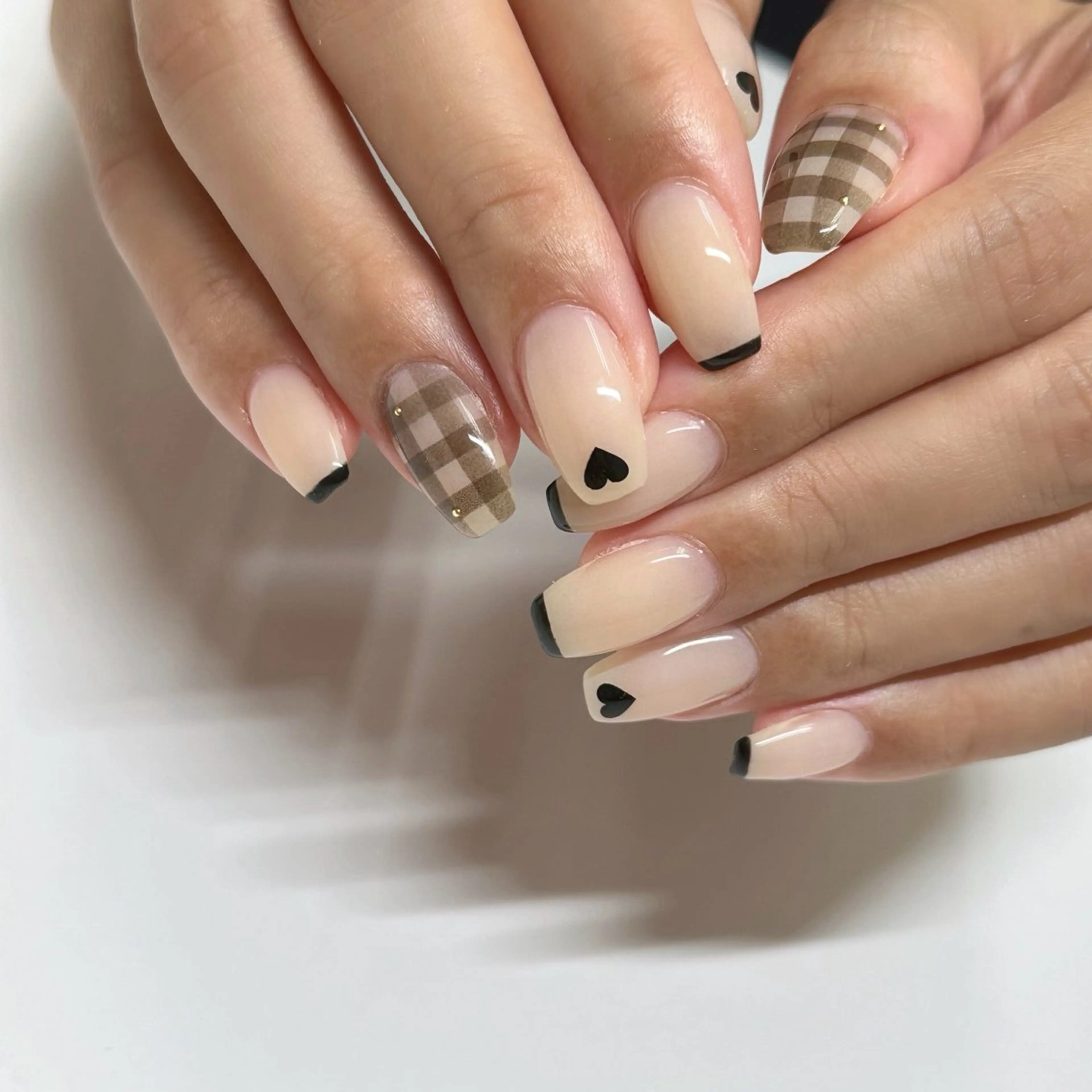 ネイル ハート シンプルネイル Faire MIKIのネイルデザイン