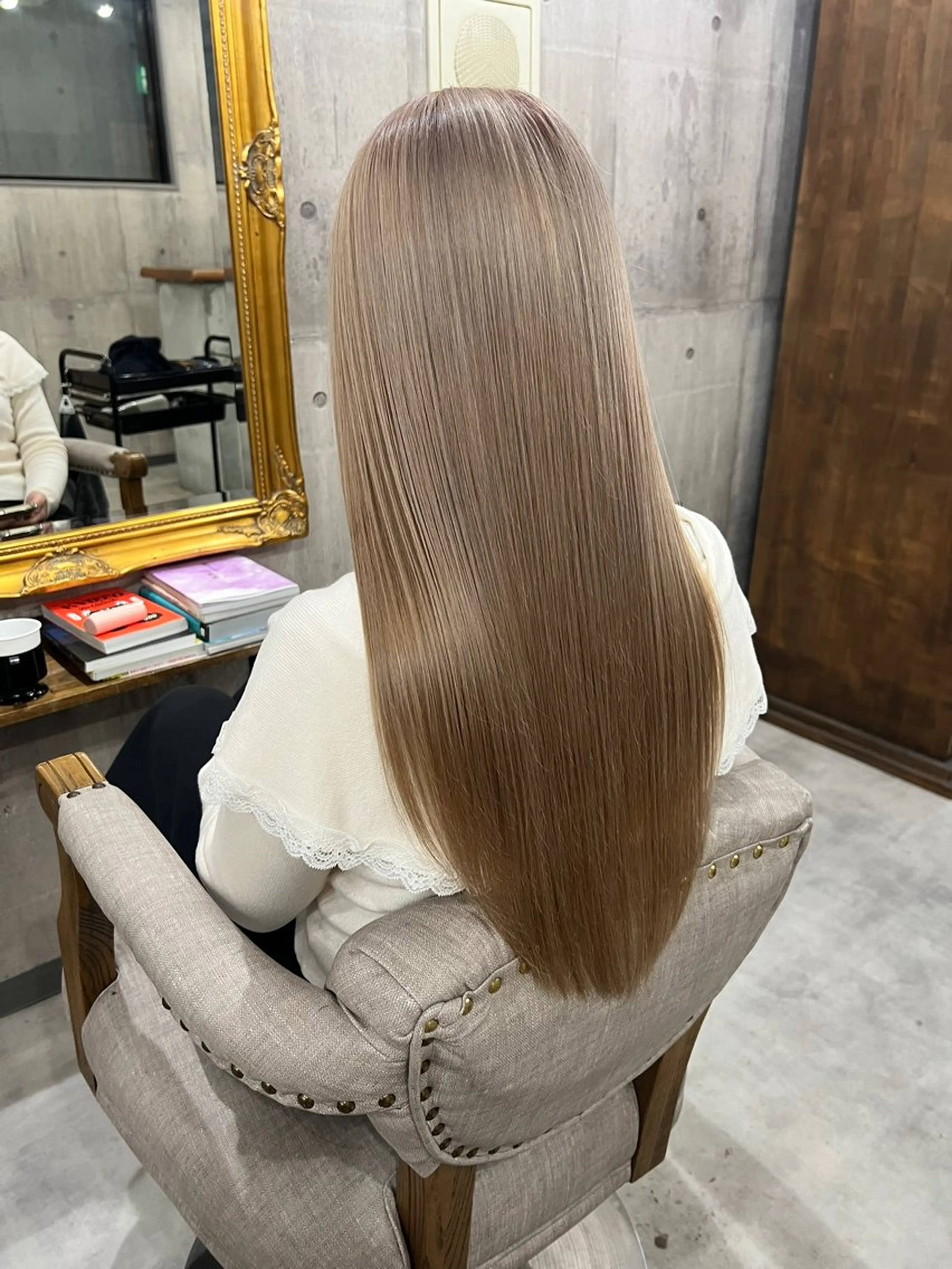 セミロング カラー ヘアカラー トリートメント LITTY&M.O.Dshibuya所属・レイヤー/髪質改善 /山永圭介のヘアスタイル