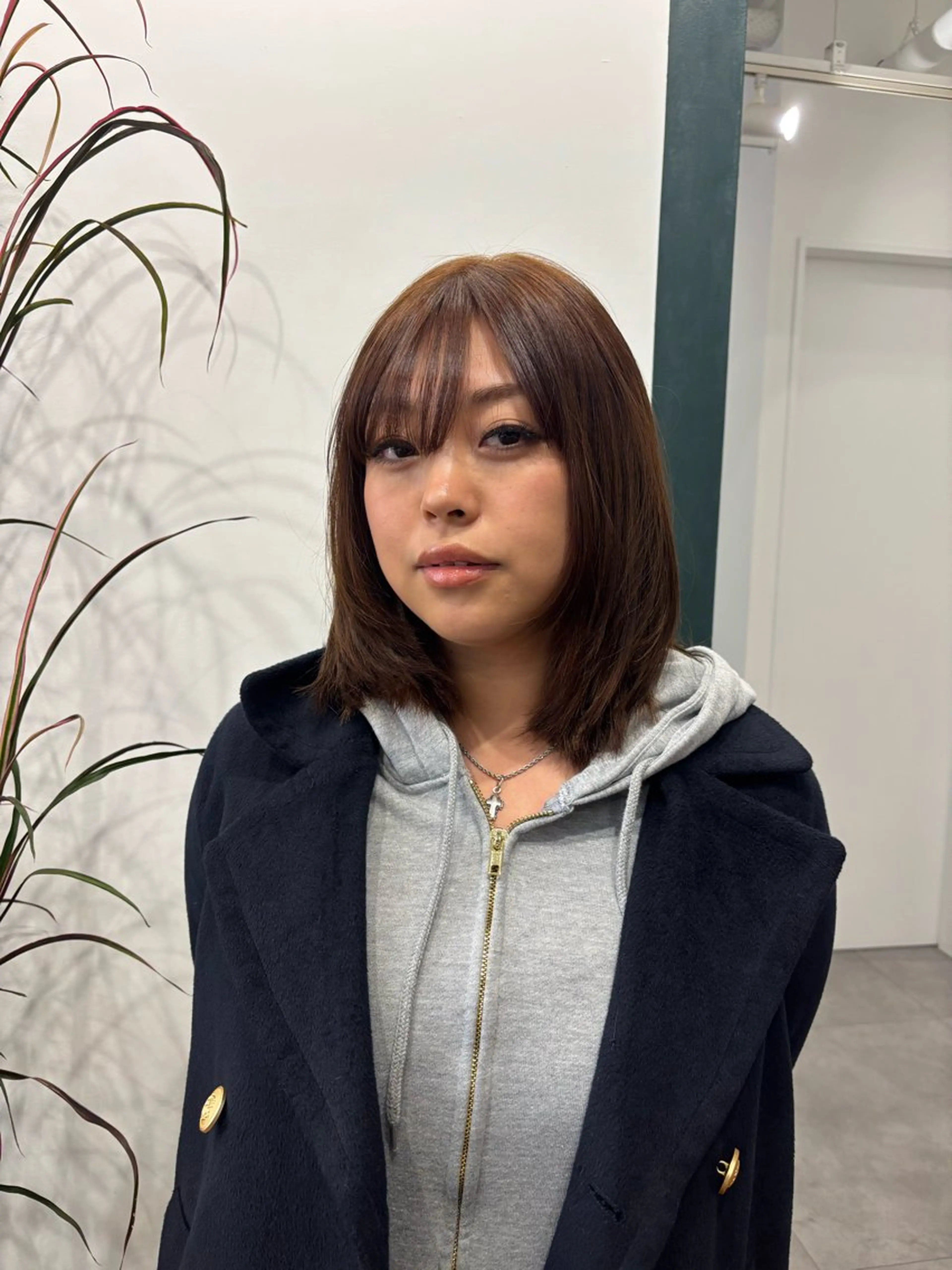 ミディアム カラー ブラウンカラー ダブルカラー ヘアカラー MEY HAIR CURLYS所属・パーマ /ボブパーマ Rico💜のヘアスタイル