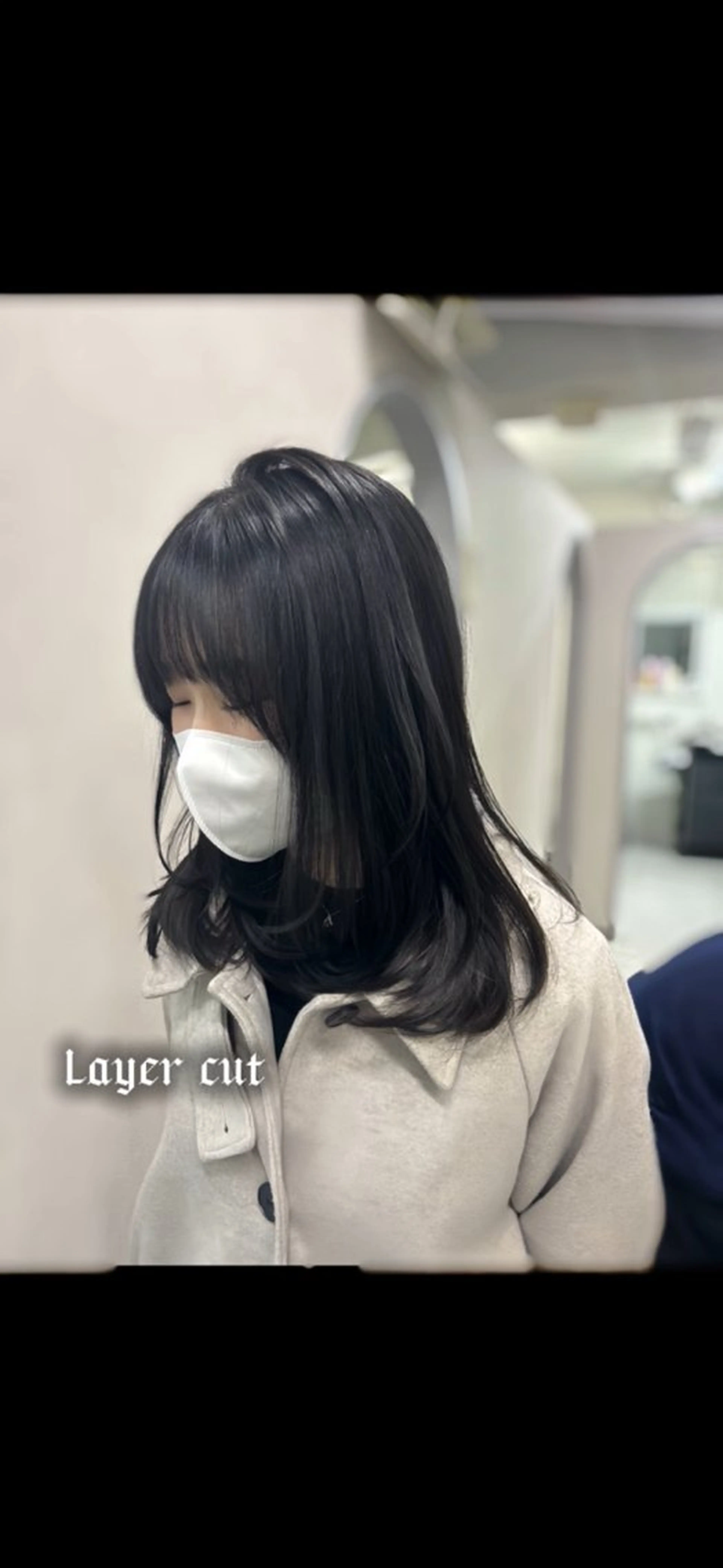 セミロング ヘアカラー トリートメント armony (明治神宮前店)所属・☪︎レイヤー/ウルフ /ハッシュ☪︎ にこのヘアスタイル