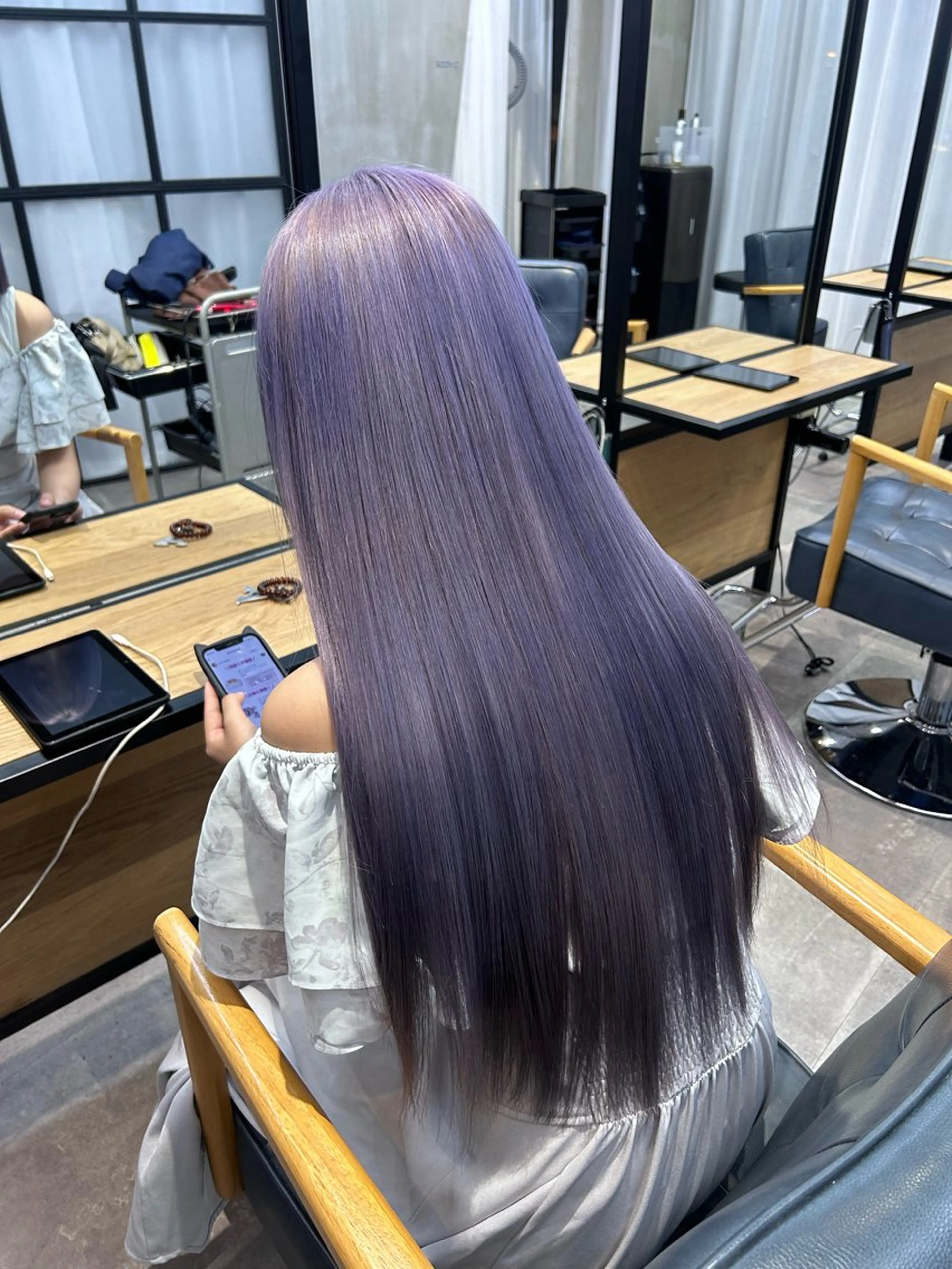 ロング カラー 韓国×髪質改善カラー 💎hinaのヘアスタイル