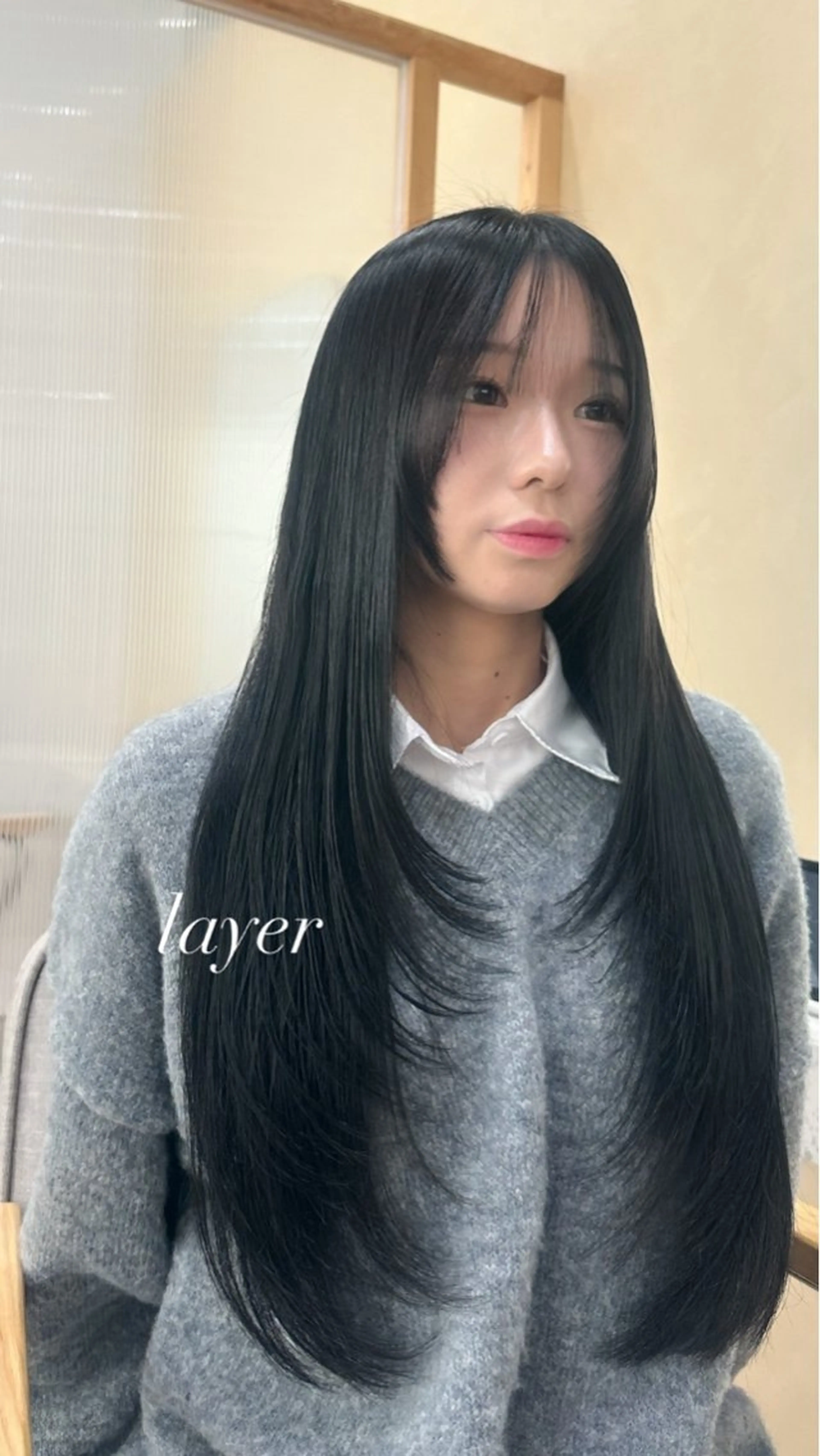 ロング カラー 韓国風ヘア 中韓style 💄🤍愛子🇨🇳のヘアスタイル