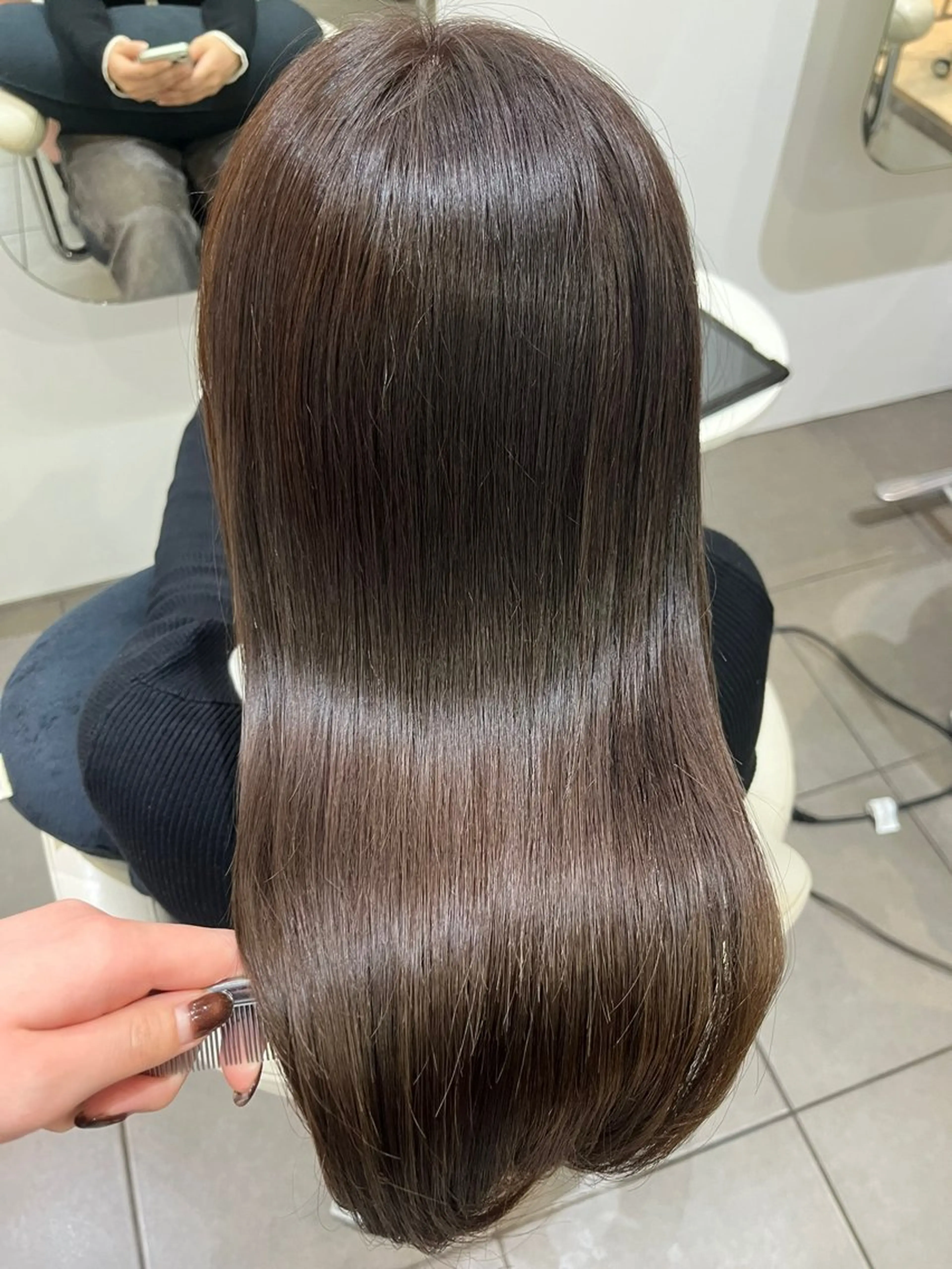 ロング カラー ブラウンカラー カット ヘアカラー トリートメント 🎀透明感カラー🎀 ENAのヘアスタイル