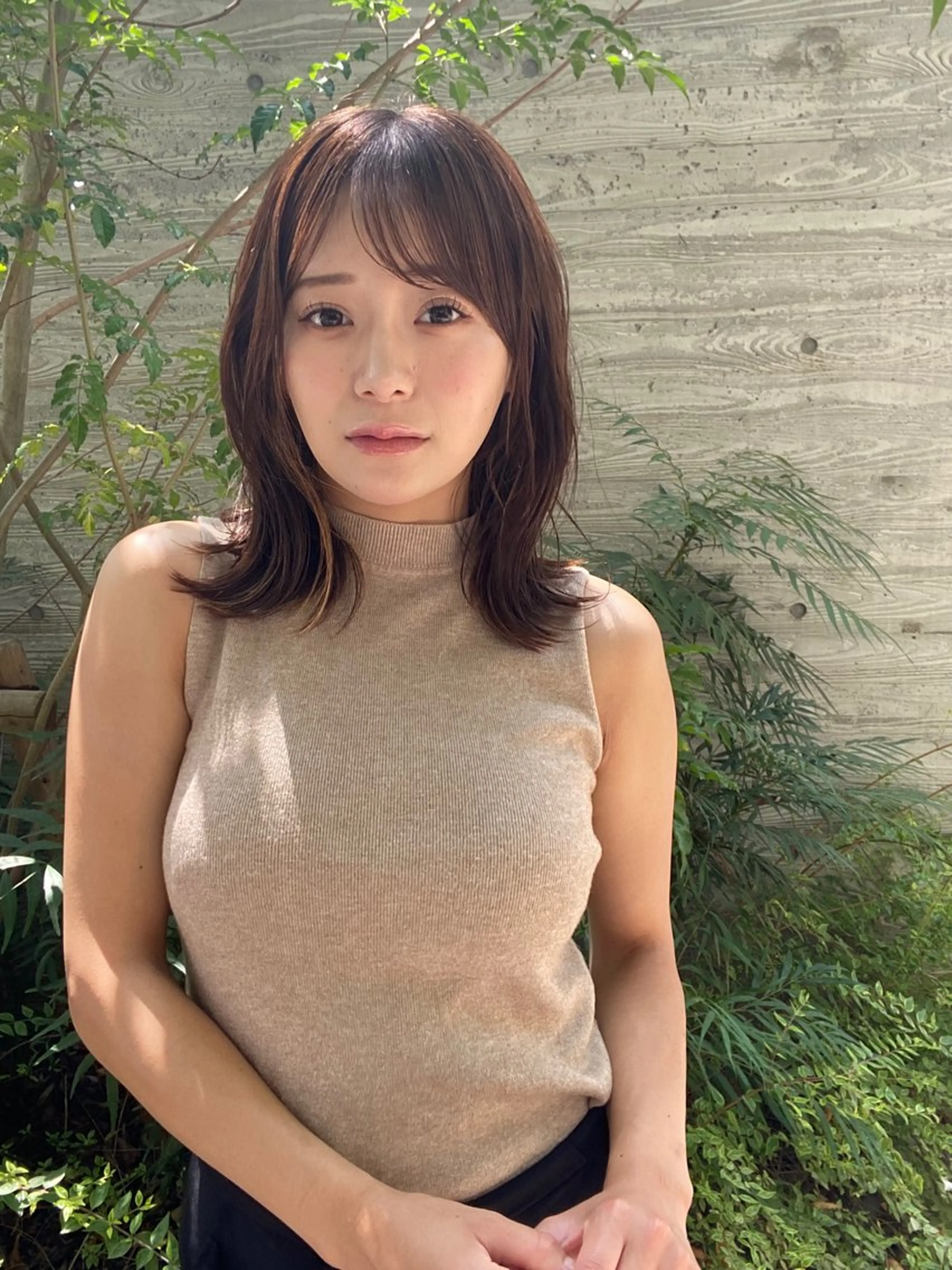 ミディアム カット ヘアカラー トリートメント また会いたくなる 美容師【KENTA】のヘアスタイル