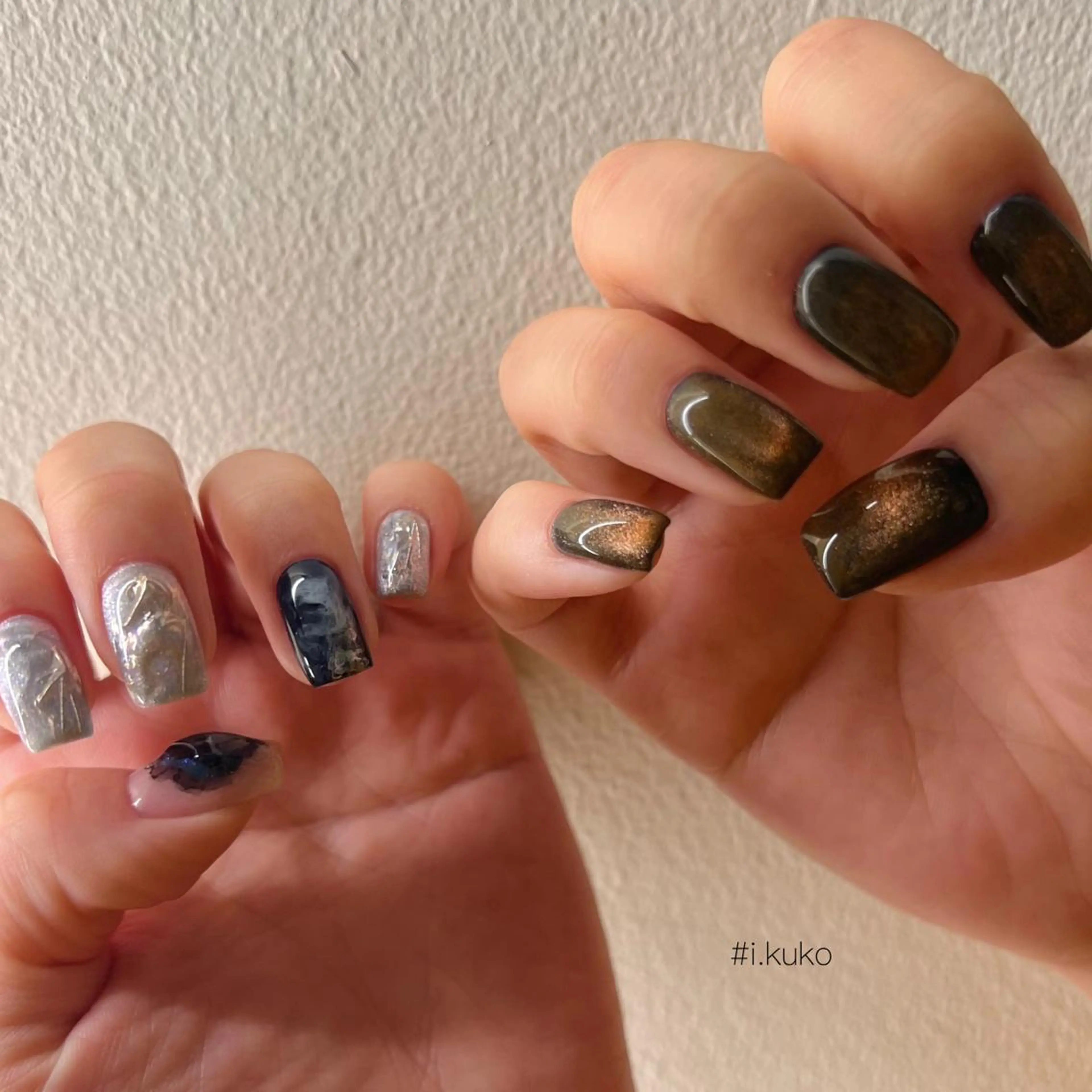 ショート ネイル ハンドネイル Chipieee Ikukoのネイルデザイン