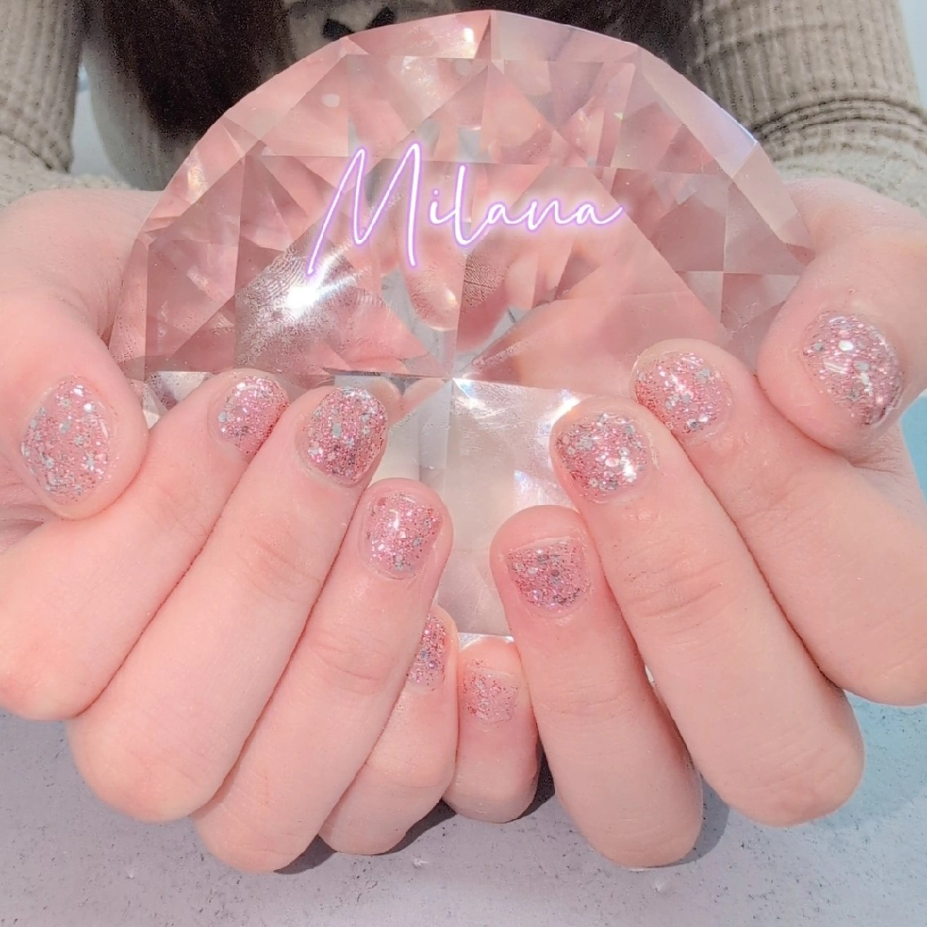 ネイル ワンカラーネイル ハンドネイル Milana 川瀬のネイルデザイン