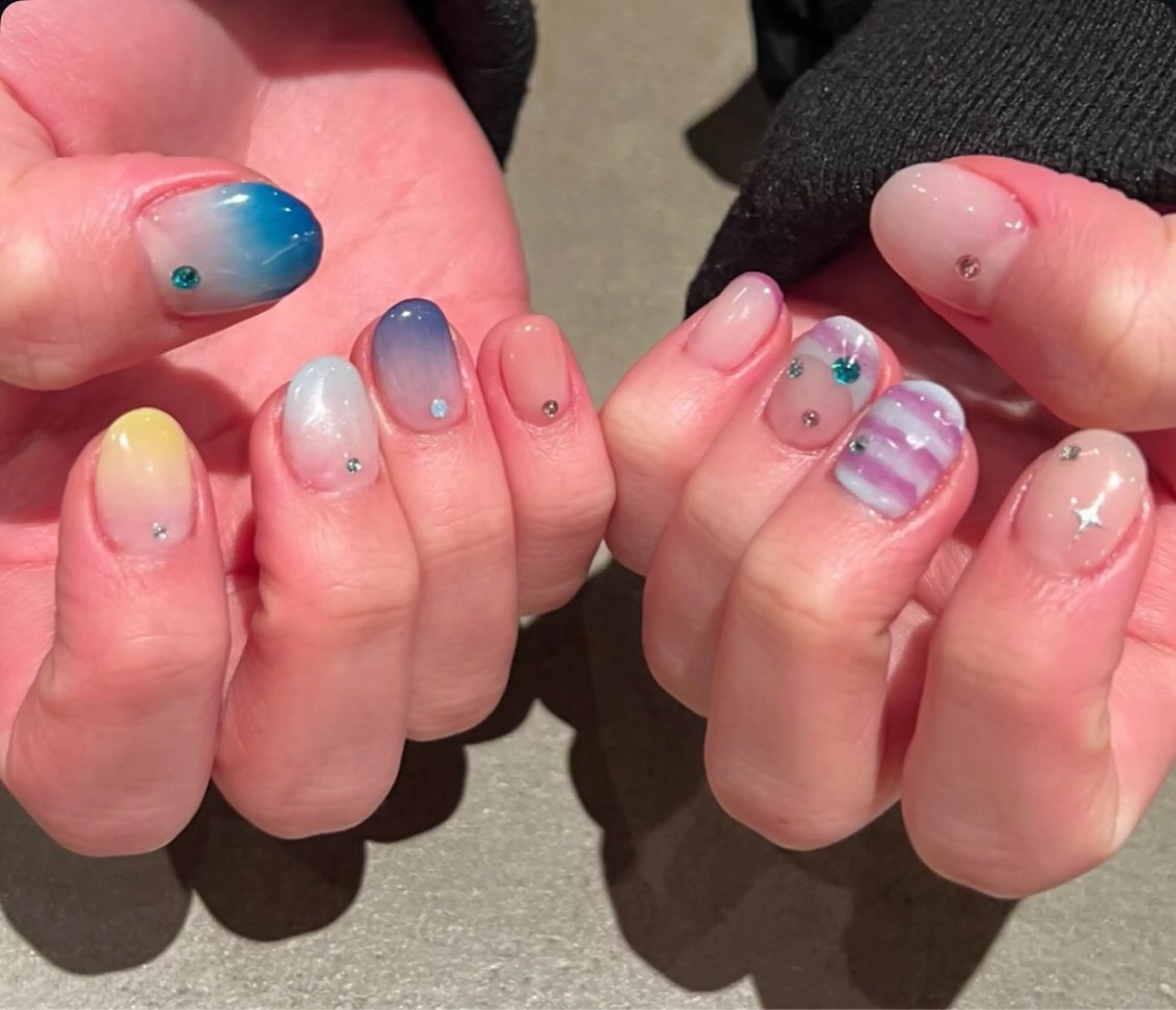 ネイル 持ち込み ハンドネイル ウエチ ノリカ🐸のネイルデザイン