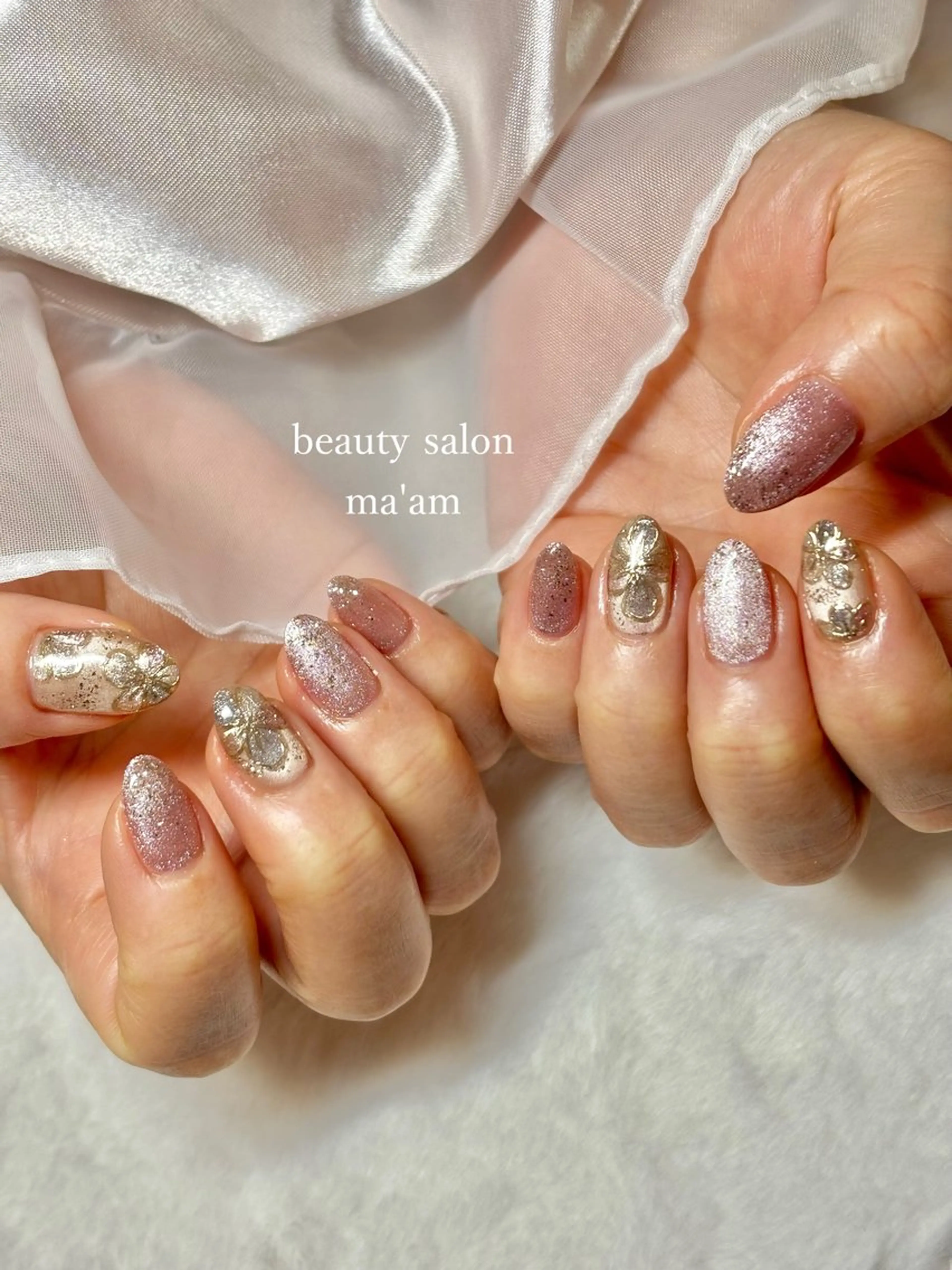 ネイル ハンドネイル beauty salon ma'am所属・chihiro 小路ネイルのネイルデザイン