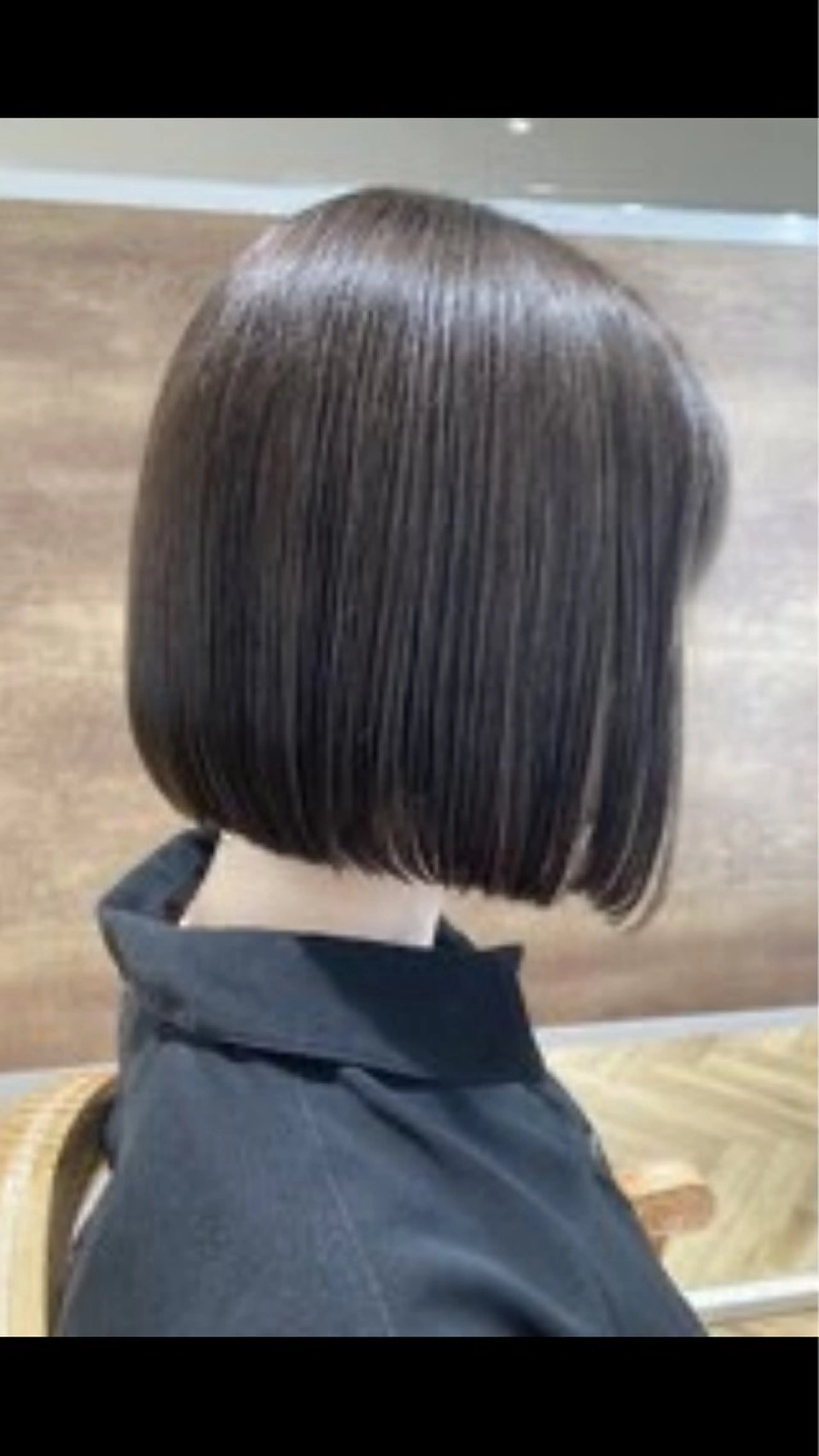 ミディアム ボブ くせ毛 髪質改善 縮毛矯正 酸性ストレート GOTODAY シェアサロン梅田NU茶屋町店所属・髪質改善/艶カラー 縮毛矯正/みほのヘアスタイル