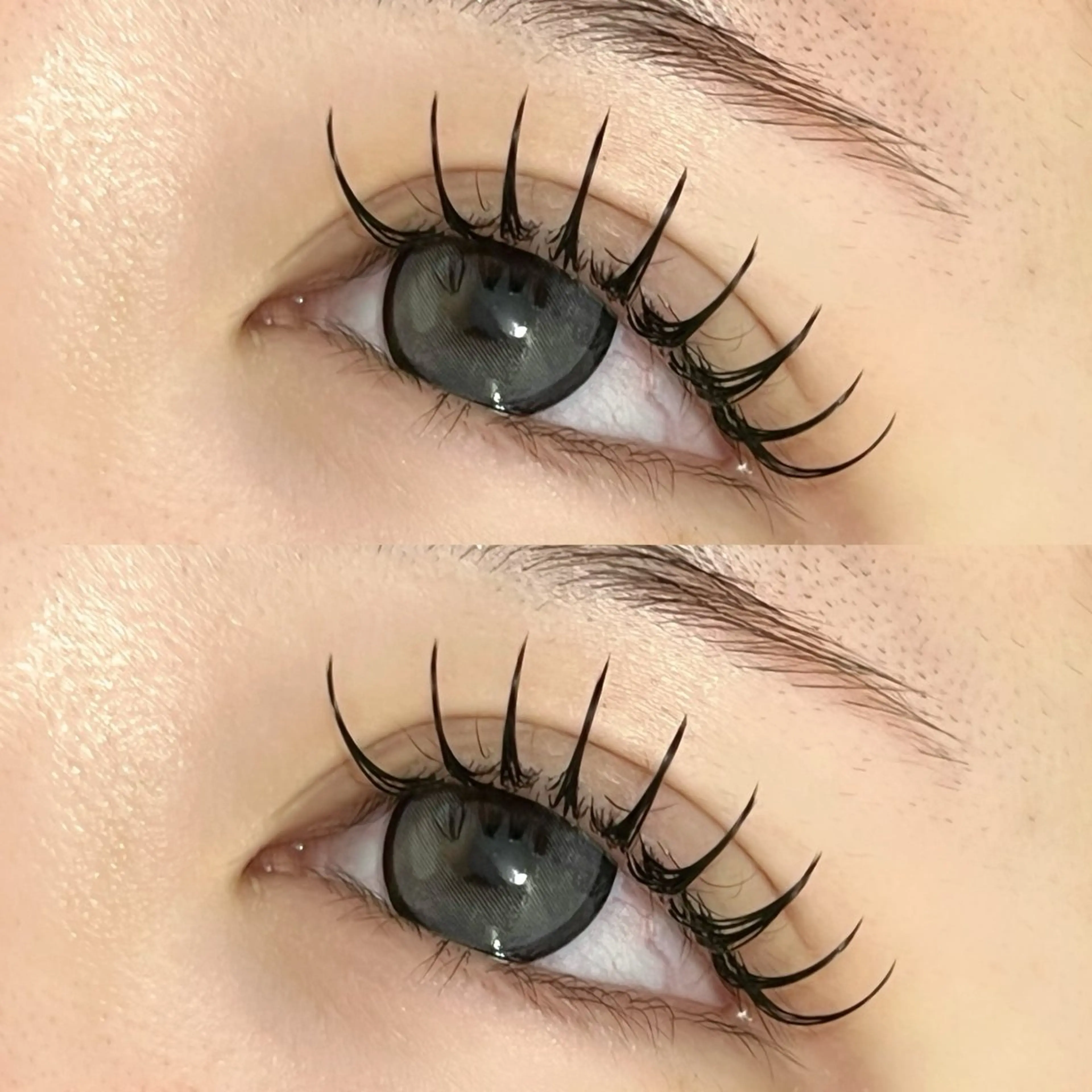 🫧【LEDエクステ】フラットラッシュ160本/自店オフ込み🫧カラー変更可◎土日祝+550の写真