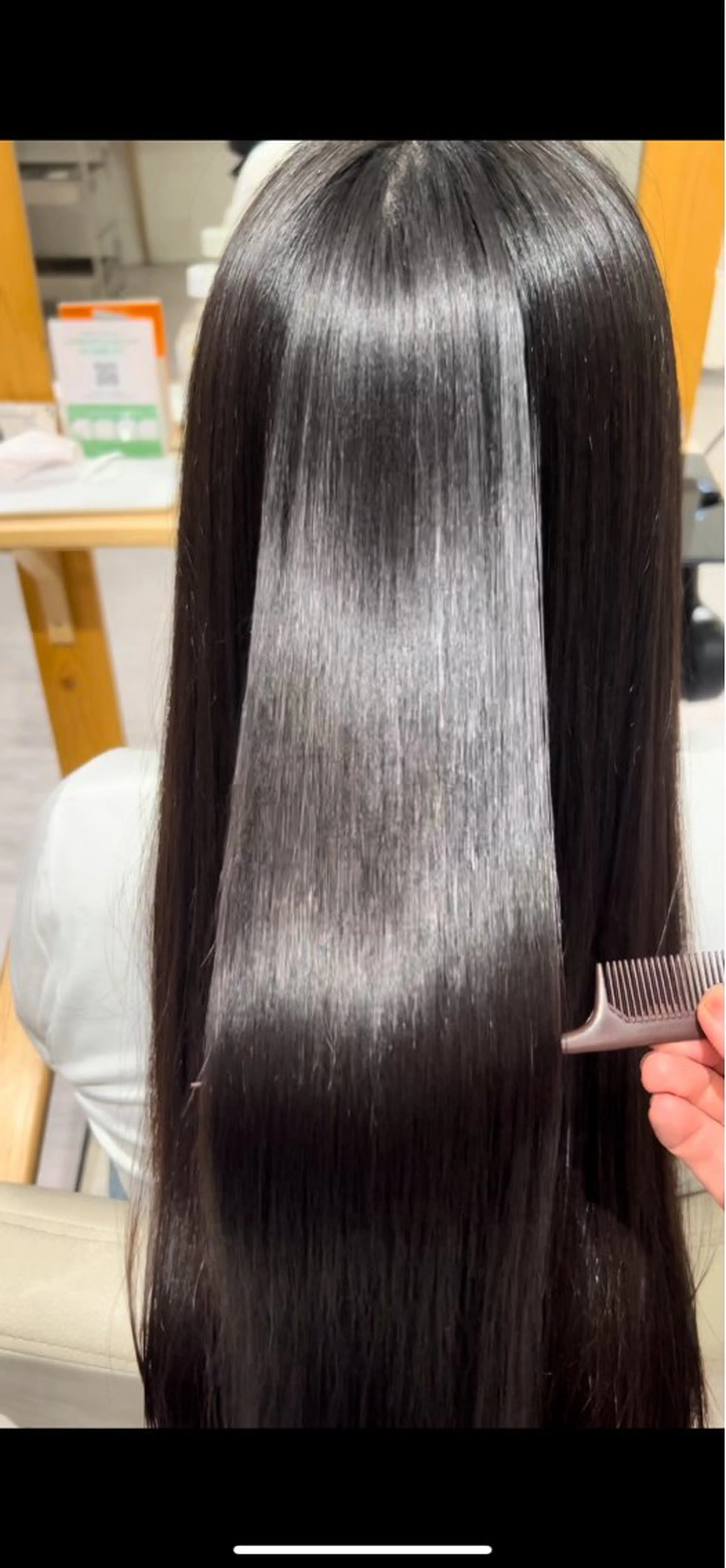 ロング 縮毛矯正 トリートメント 💙まこと💙艶 カラー(Rico)のヘアスタイル