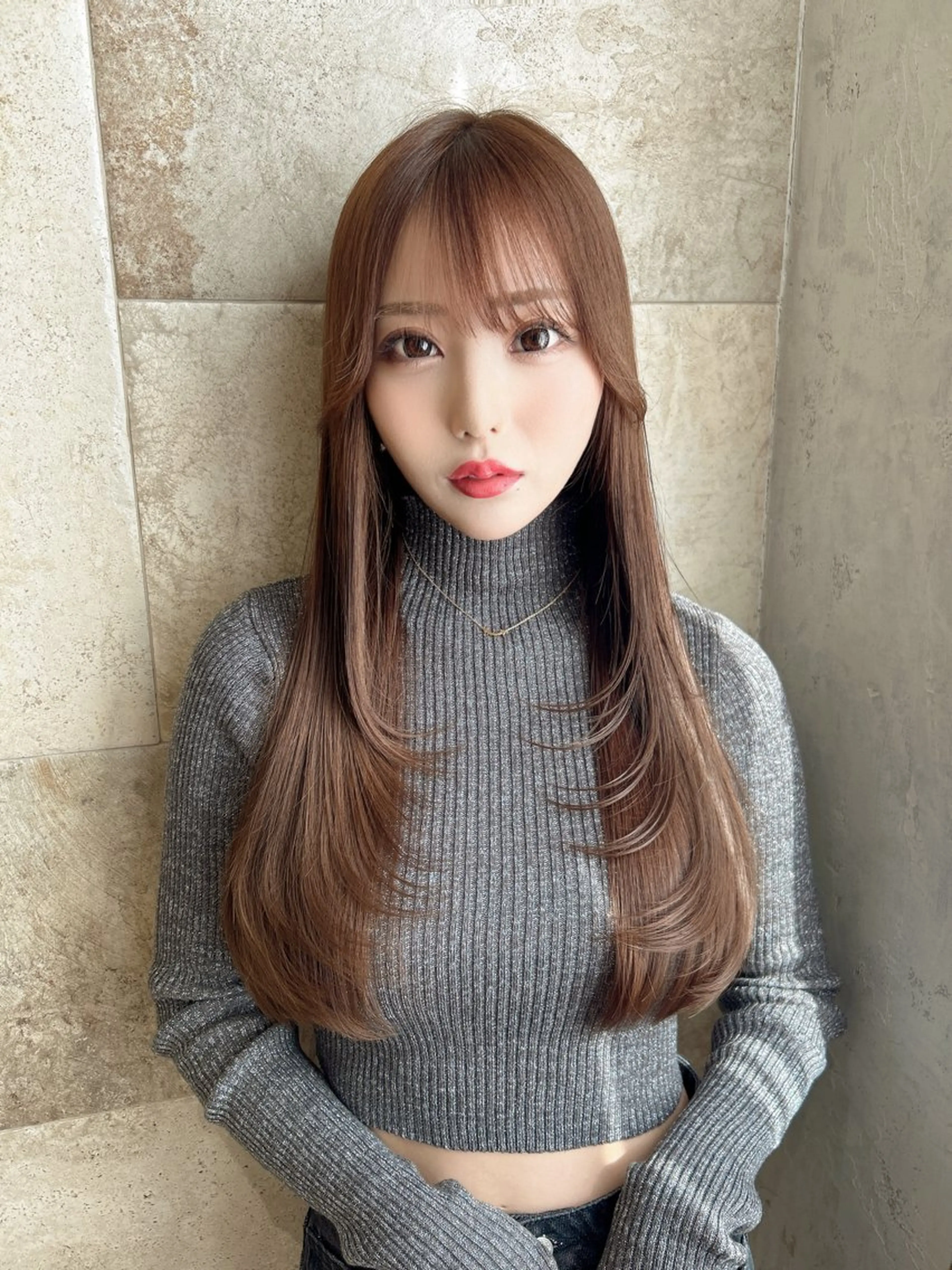 ロング カット トリートメント レイヤー ♡Miku♡のヘアスタイル