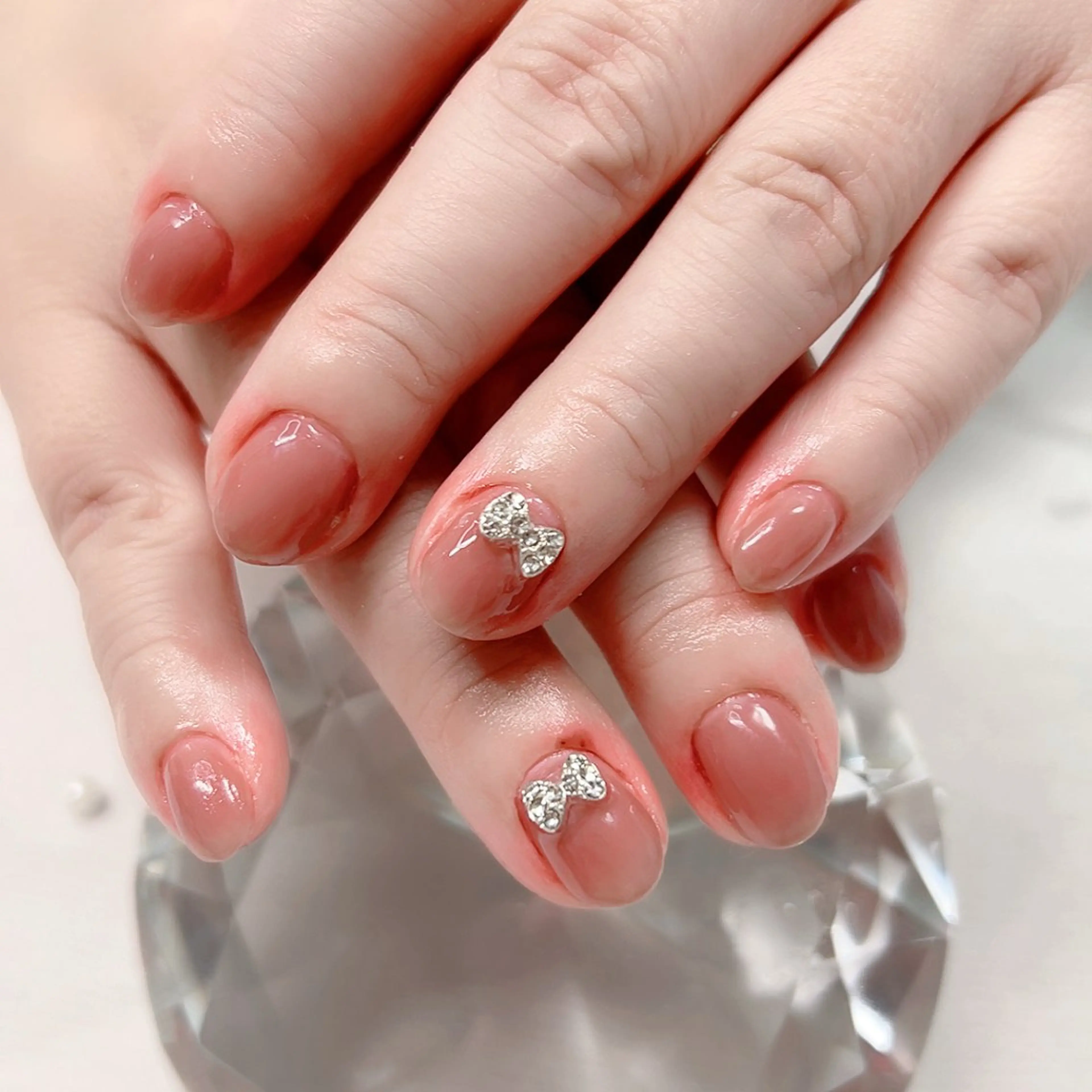 ネイル オフィスネイル ワンカラーネイル シンプルネイル 春ネイル Cute Tips nailのネイルデザイン