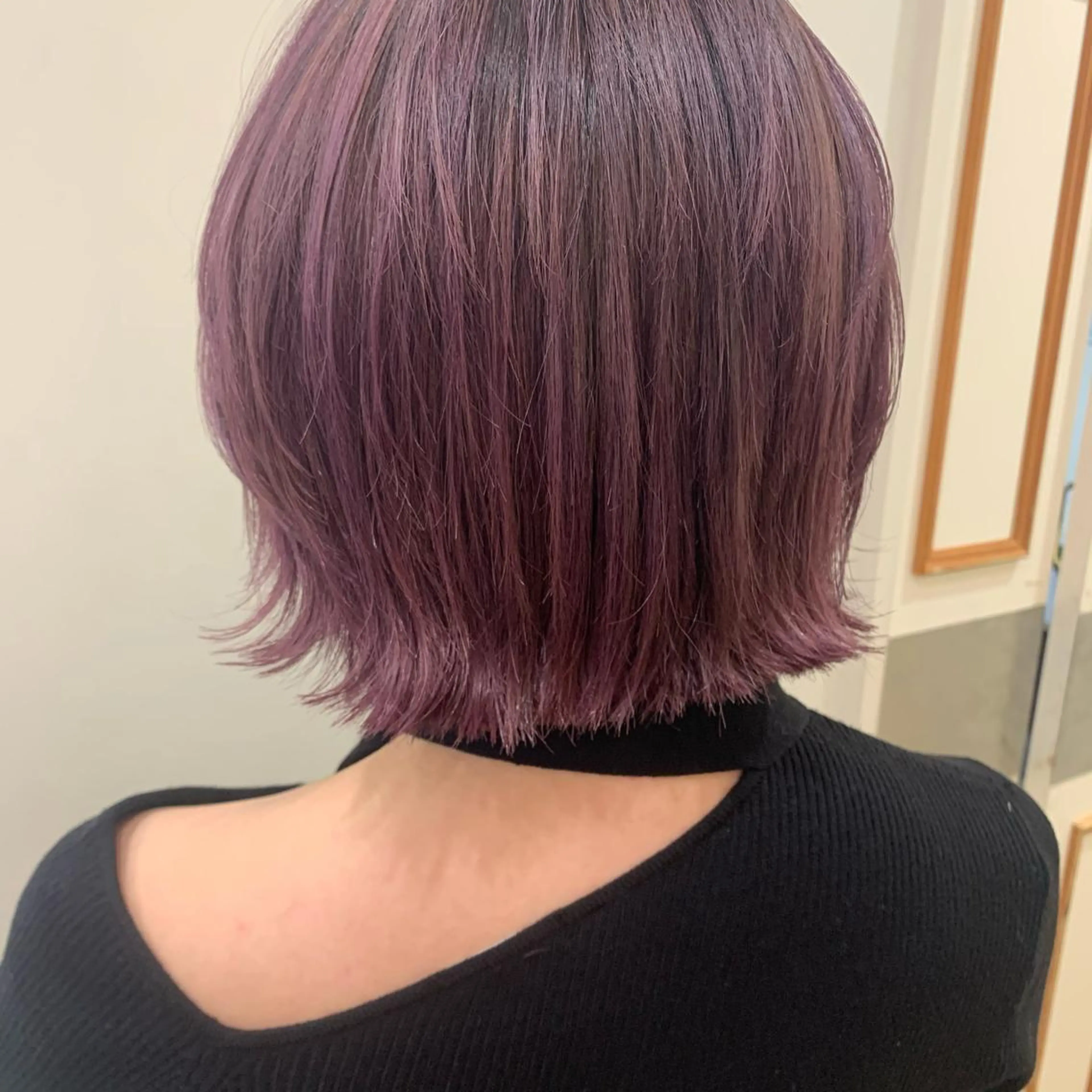 カラー カット ヘアカラー ボブ/美髪矯正 /佐藤　奈巳のヘアスタイル