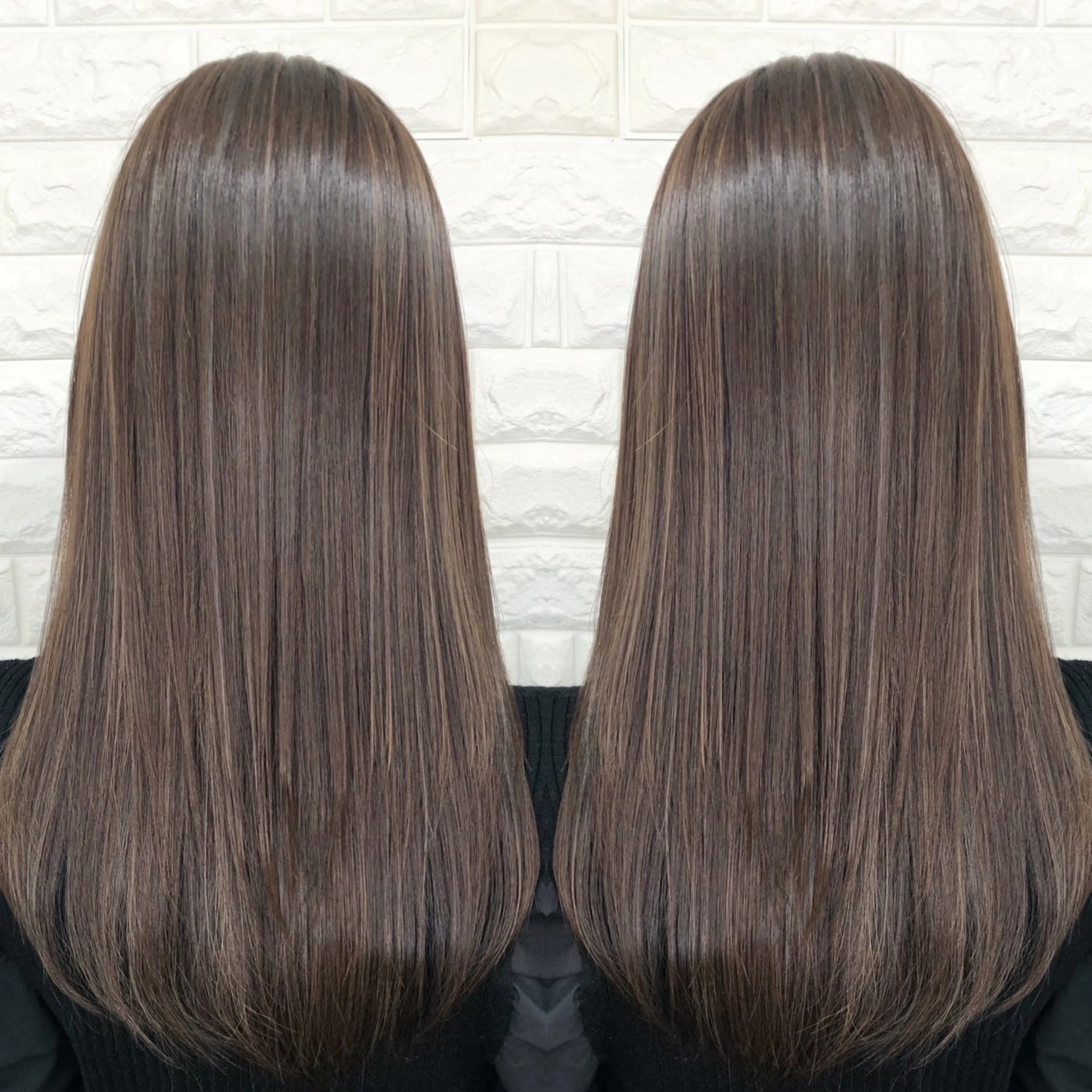 セミロング プルエクステ ボブ🌈ナツヤのヘアスタイル