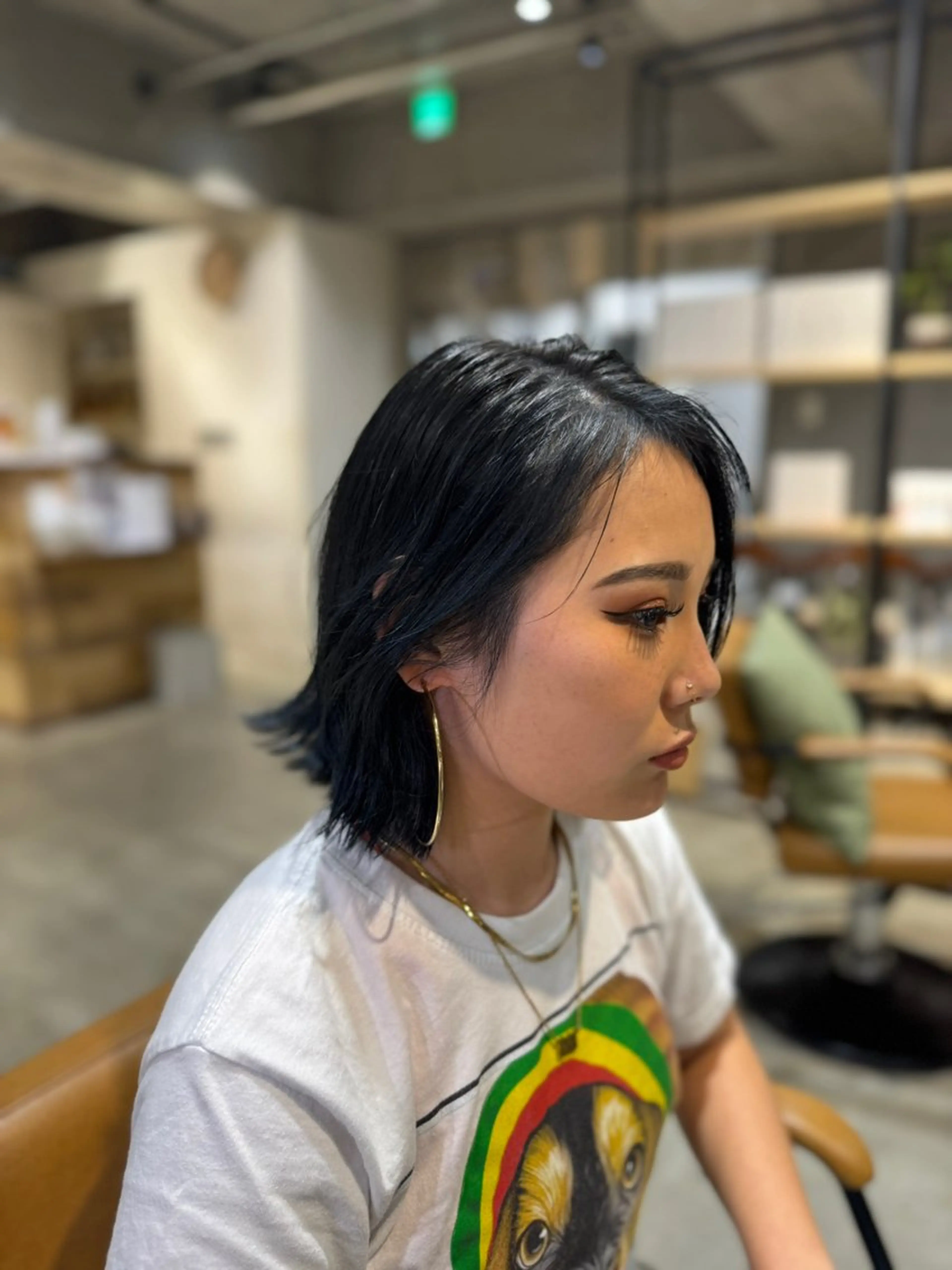 ショート カラー カット ヘアカラー La Bonheur hair parfait所属・谷本虎太郎 レイヤー🌈ボブのヘアスタイル