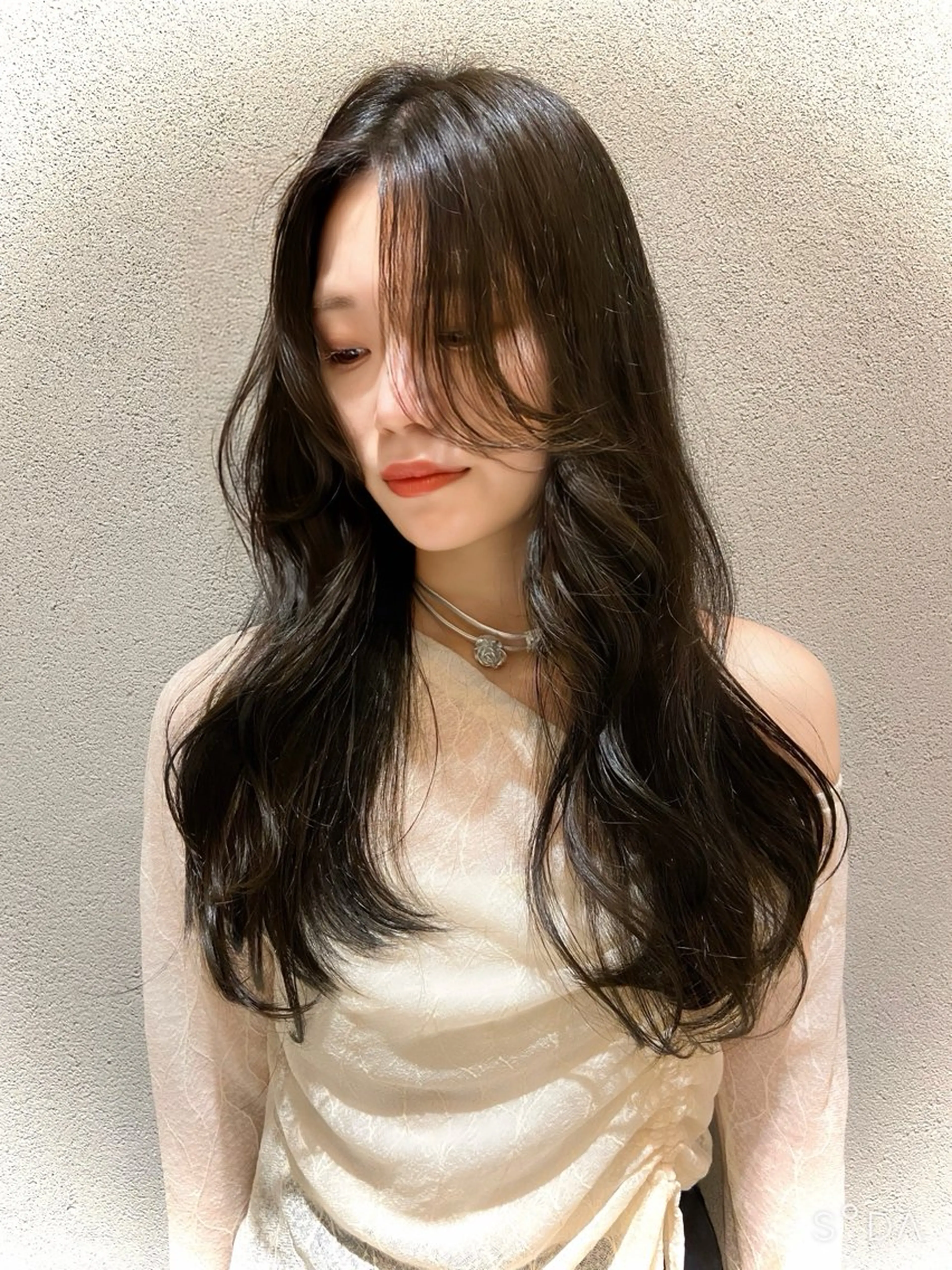 ロング 韓国風ヘア レイヤーカット ロング トリートメント SOYON nanamiのヘアスタイル