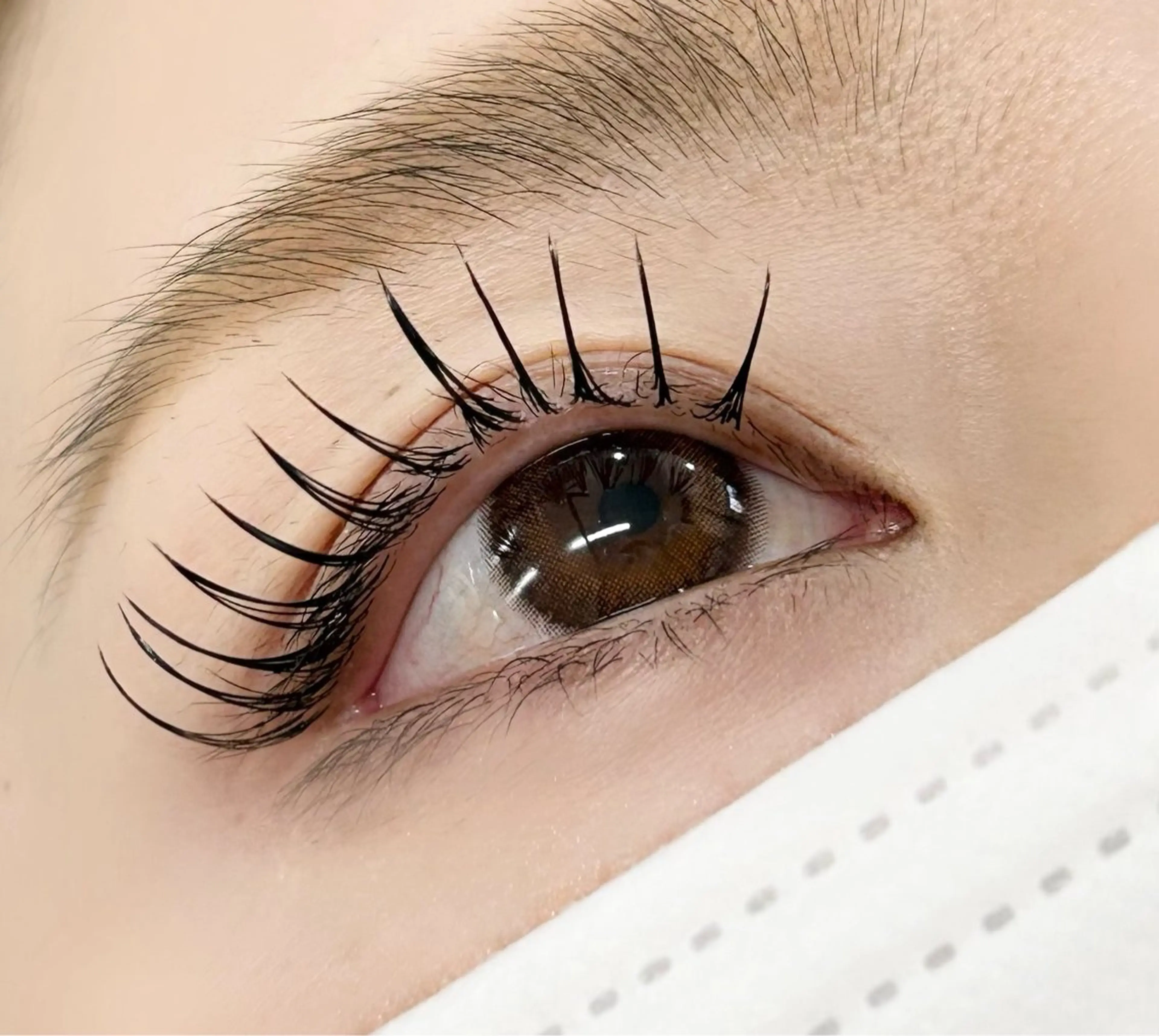 マツエク・マツパ 目尻長め マツエク Lucia 博多店［江里口］のマツエク・マツパデザイン