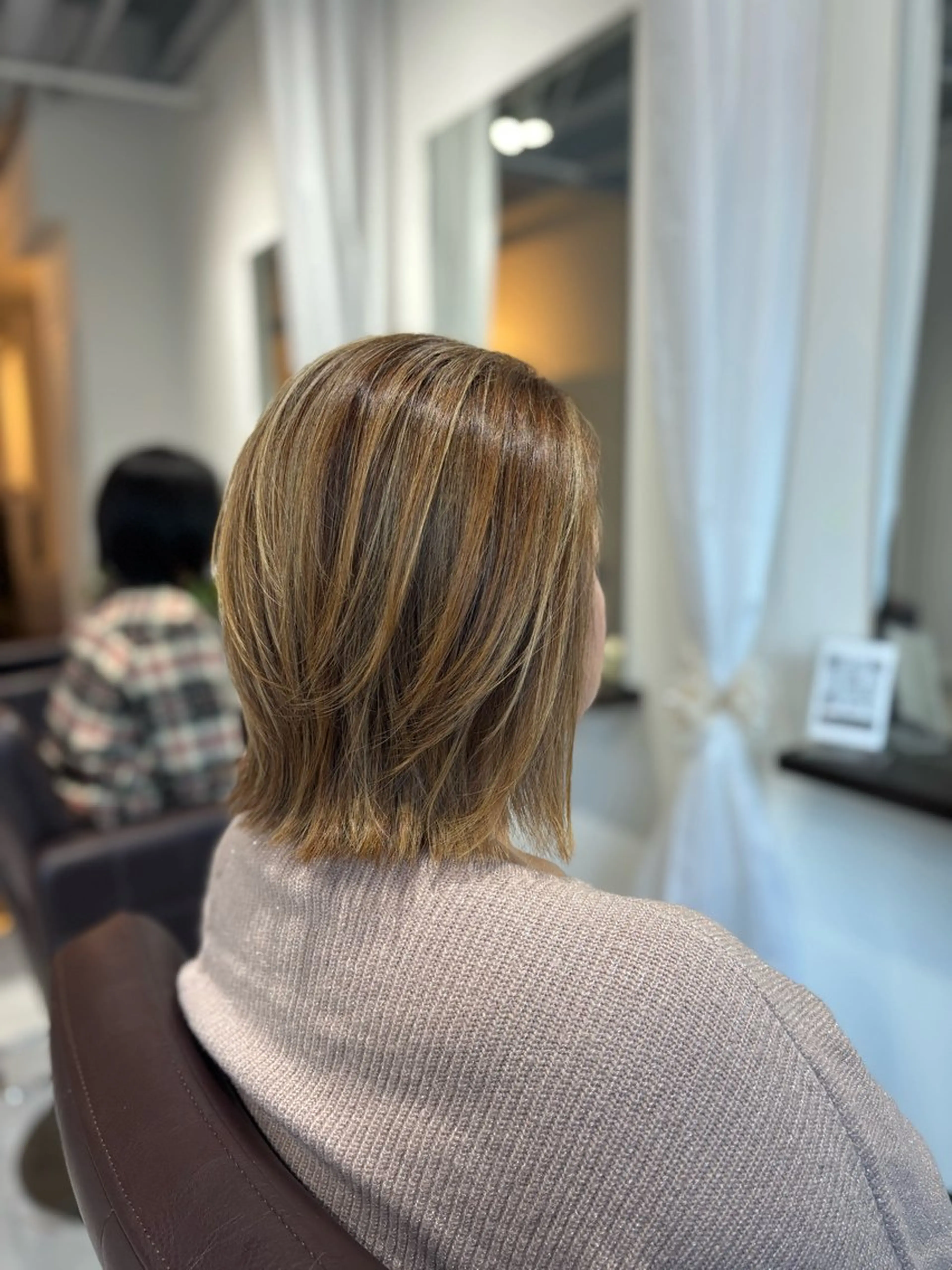 カット＋カラー＋ハイライト＋トリートメントの写真