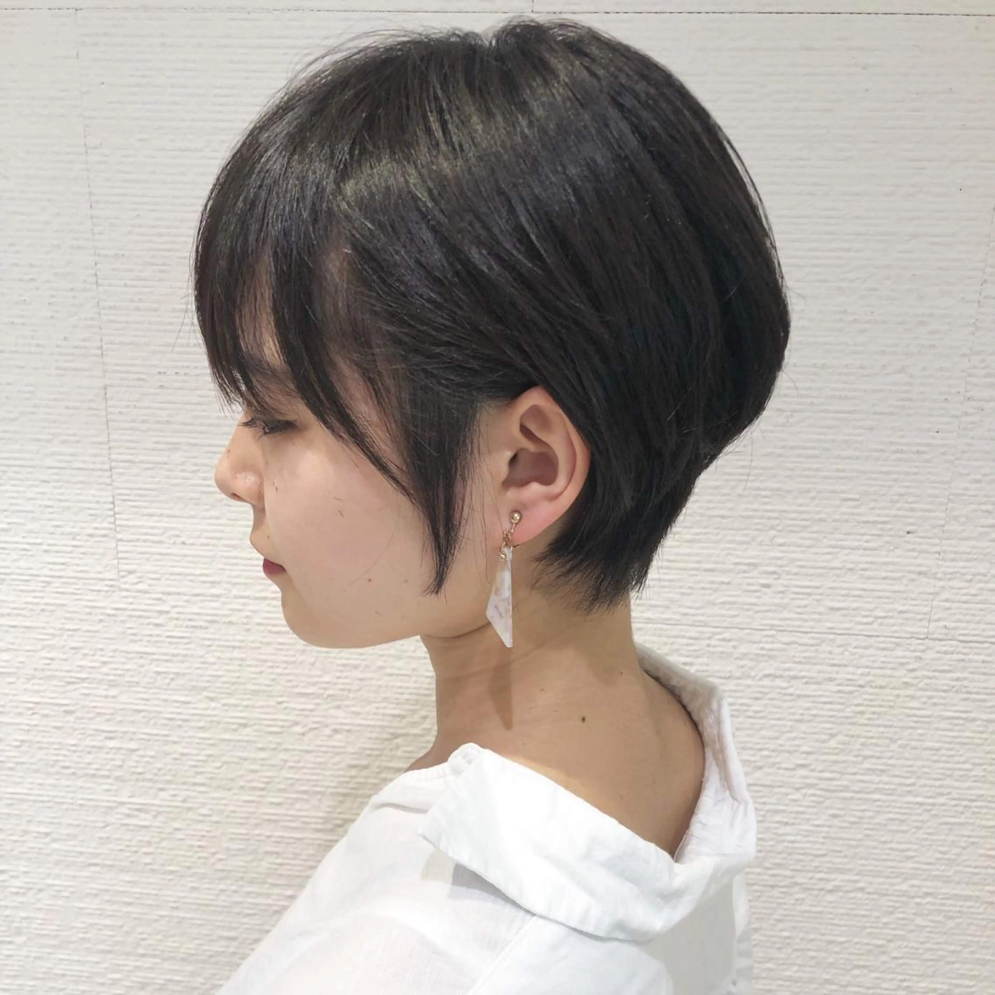 ショート カラー ショート/ボブ/ 白髪ぼかし/しんやのヘアスタイル