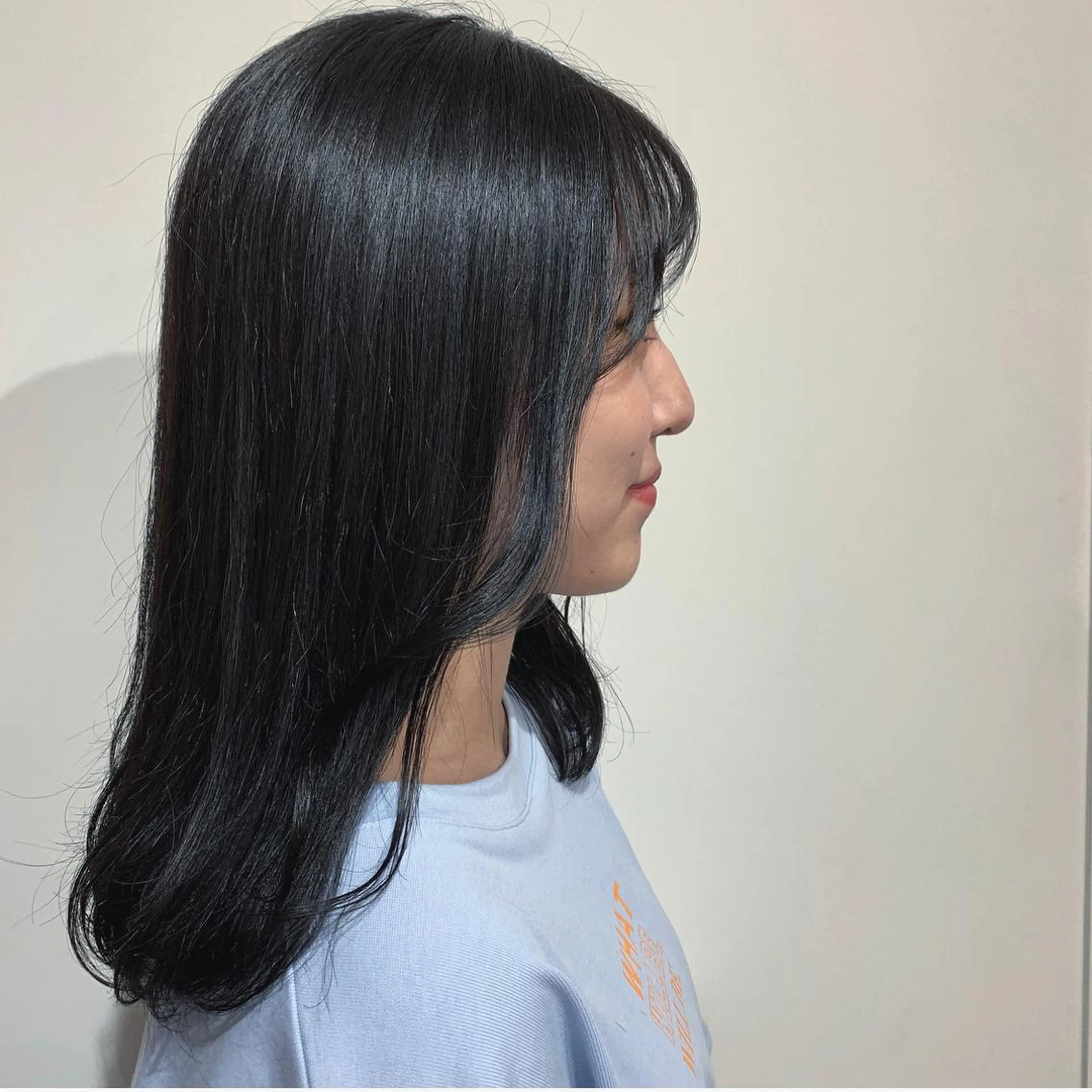 セミロング カラー カット ヘアカラー HARUKA韓国ヘア /Luana梅田のヘアスタイル