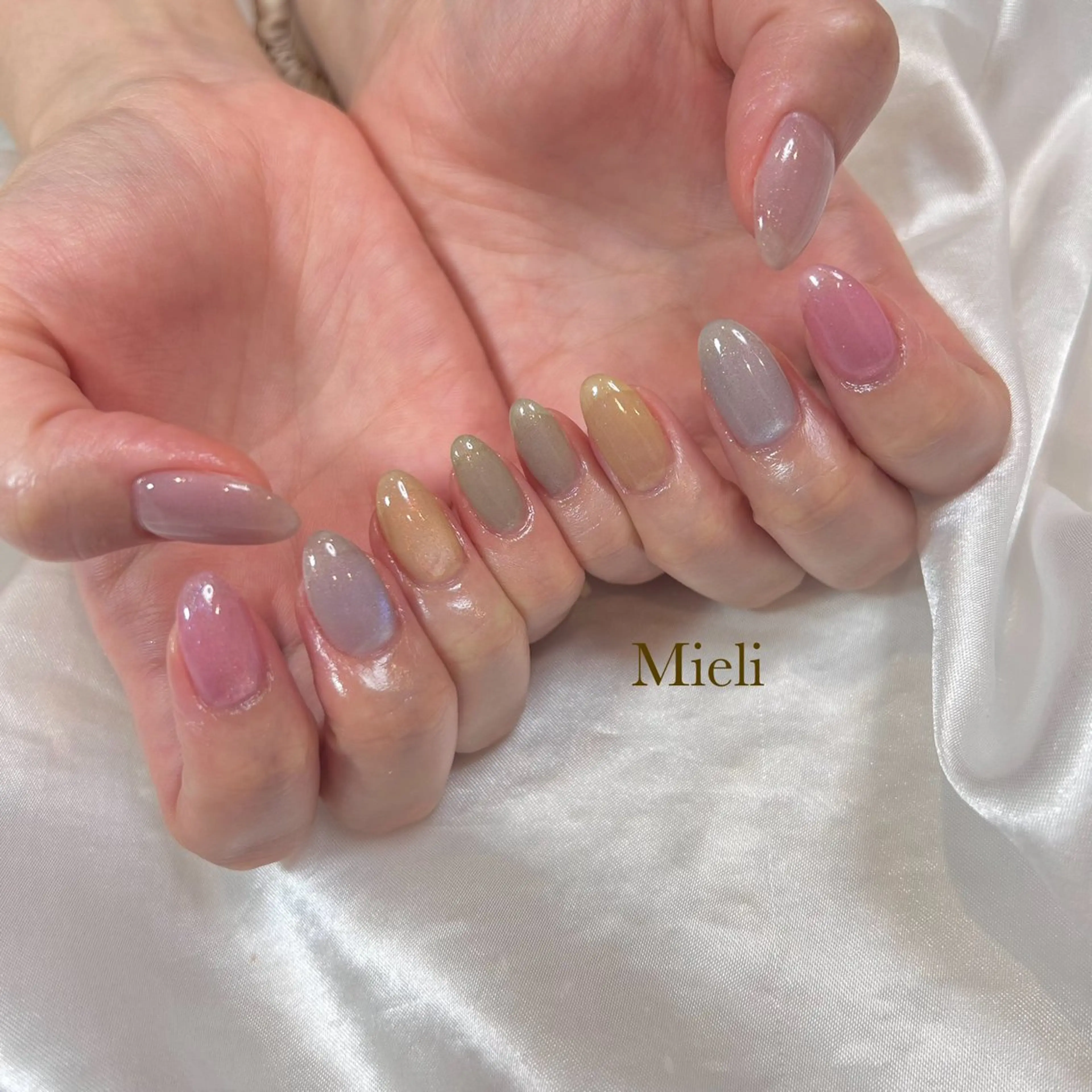 ネイル ネイリストUSUI♡ パラジェルフィルインのネイルデザイン