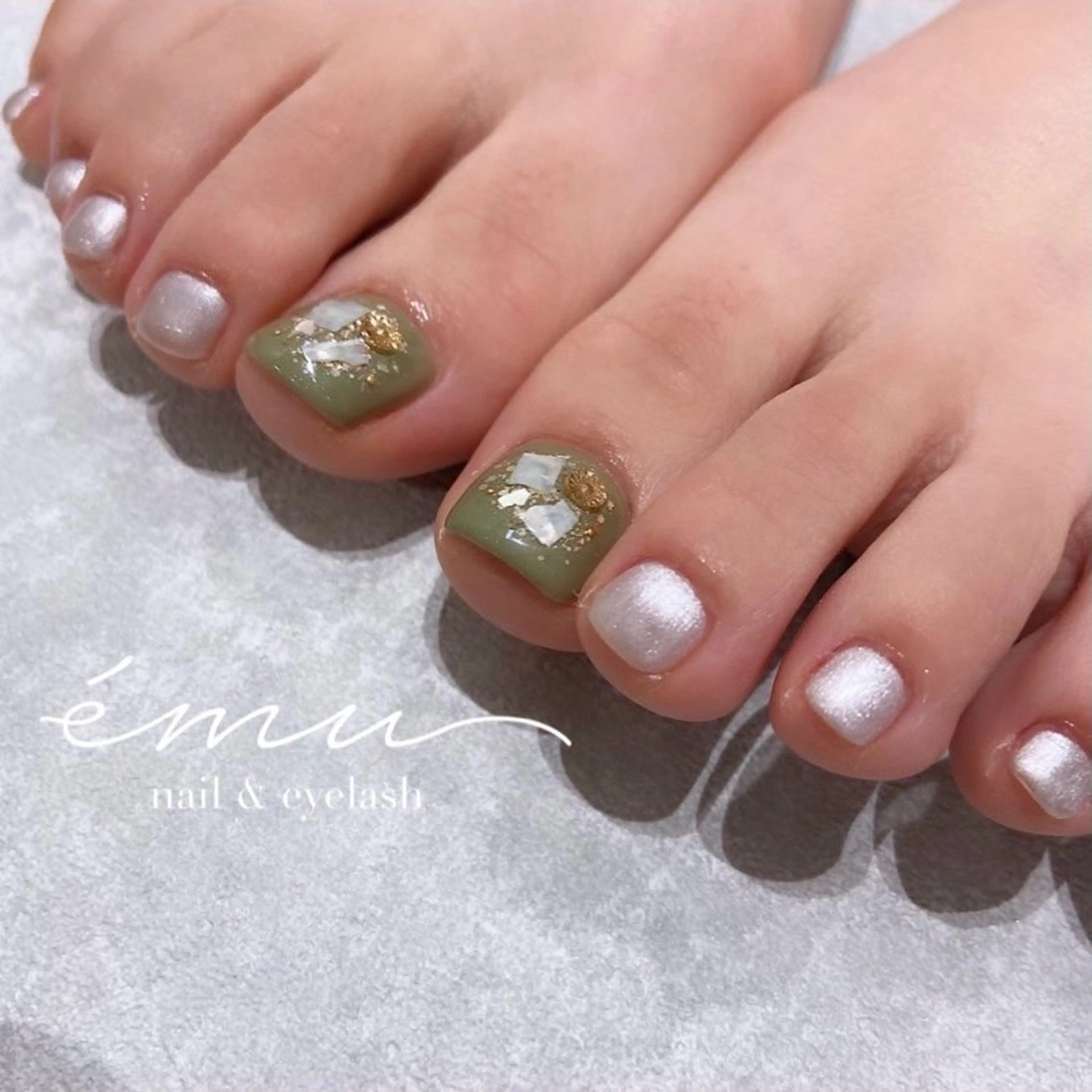 ネイル フットネイル emu sakiのネイルデザイン