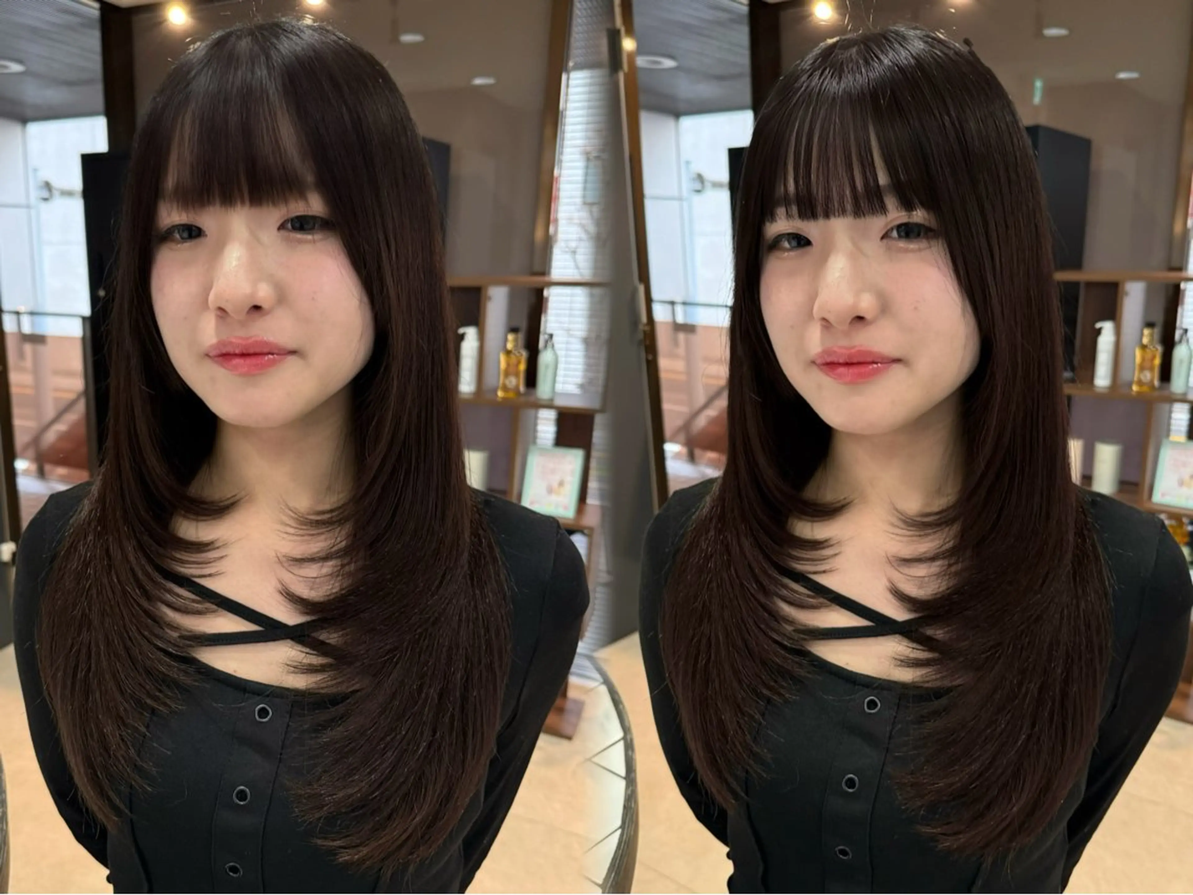 ロング ロングレイヤー レイヤーカット ロング 宮嶋 蓮のヘアスタイル