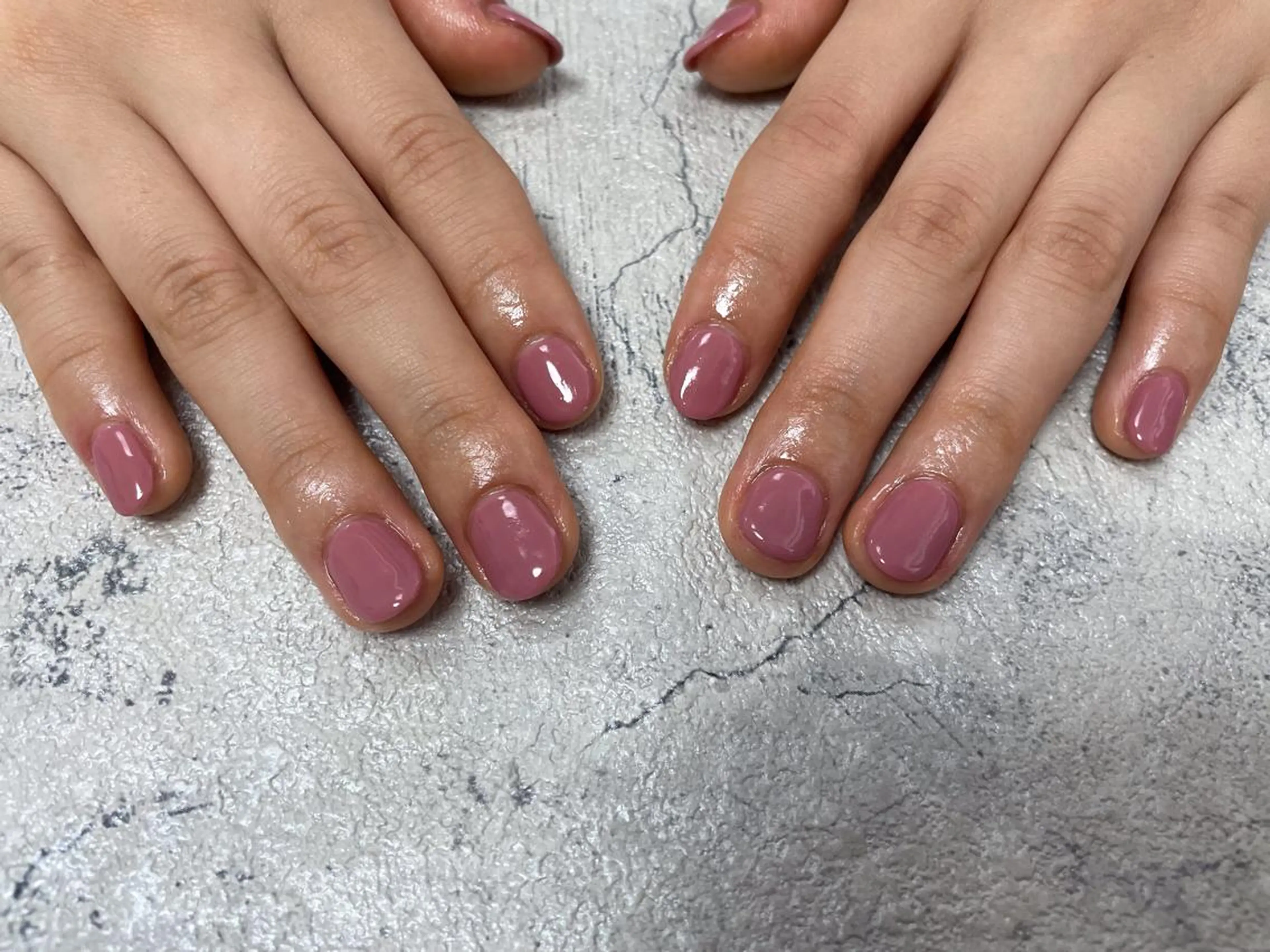 ネイル ピンク ハンドネイル Mogu nail 二子玉川のネイルデザイン
