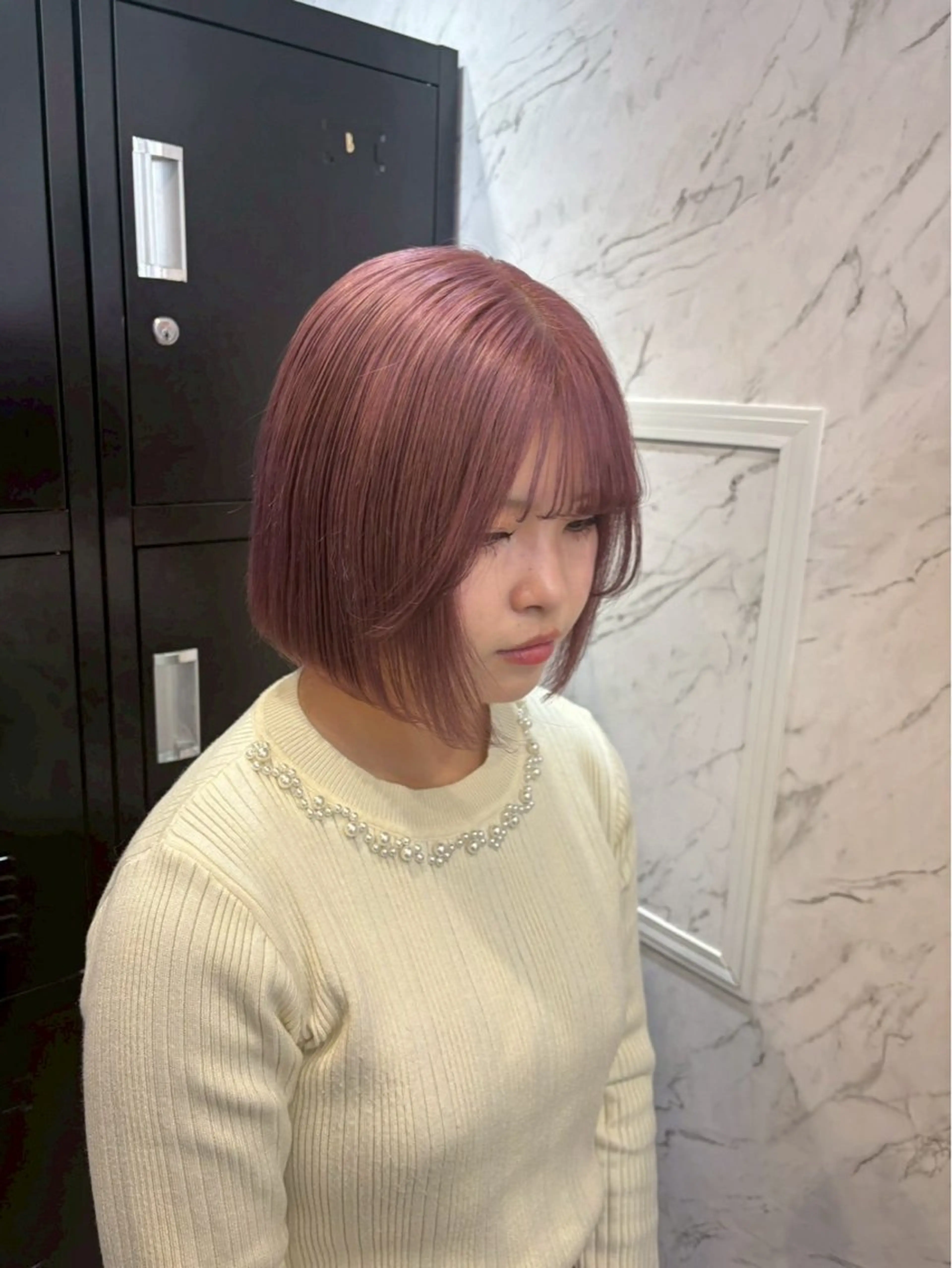 カラー ヘアカラー hair salon dot.mooda所属・레온⋆✦ Leon 透明感✨️Colorのヘアスタイル