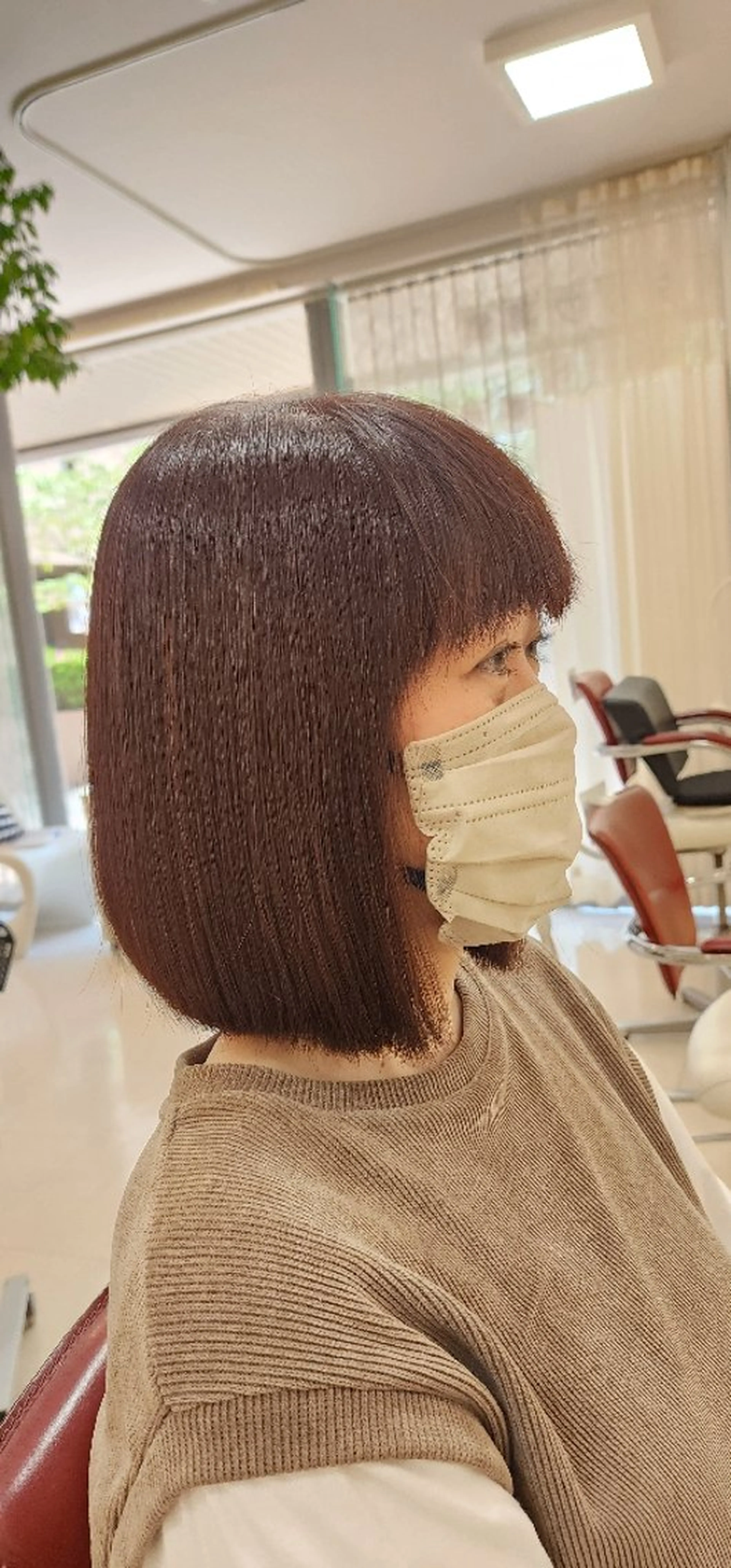 セミロング カラー hairmake Juinのヘアスタイル