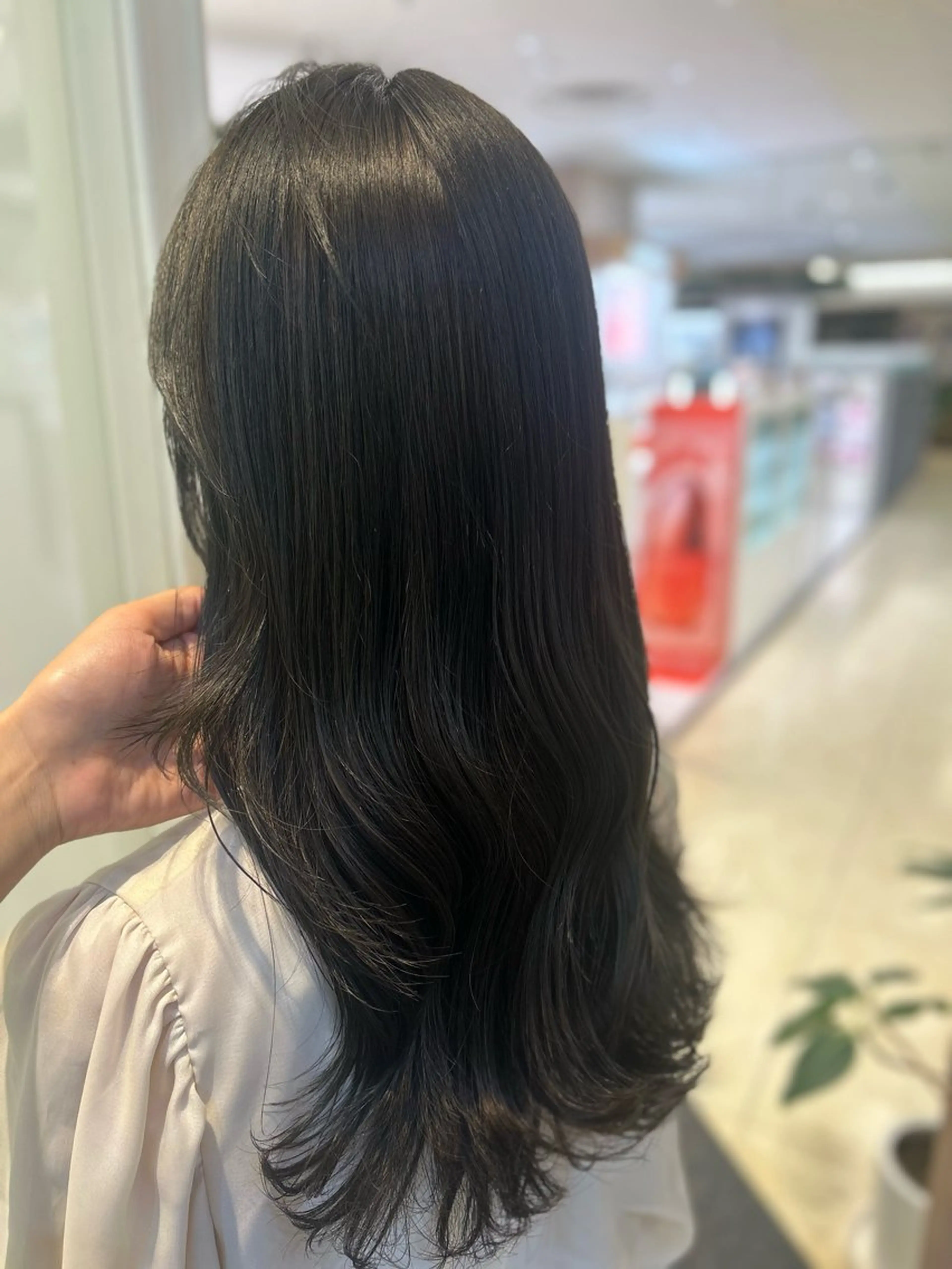 ロング カラー 髪質改善/縮毛矯正 ササキナツミのヘアスタイル