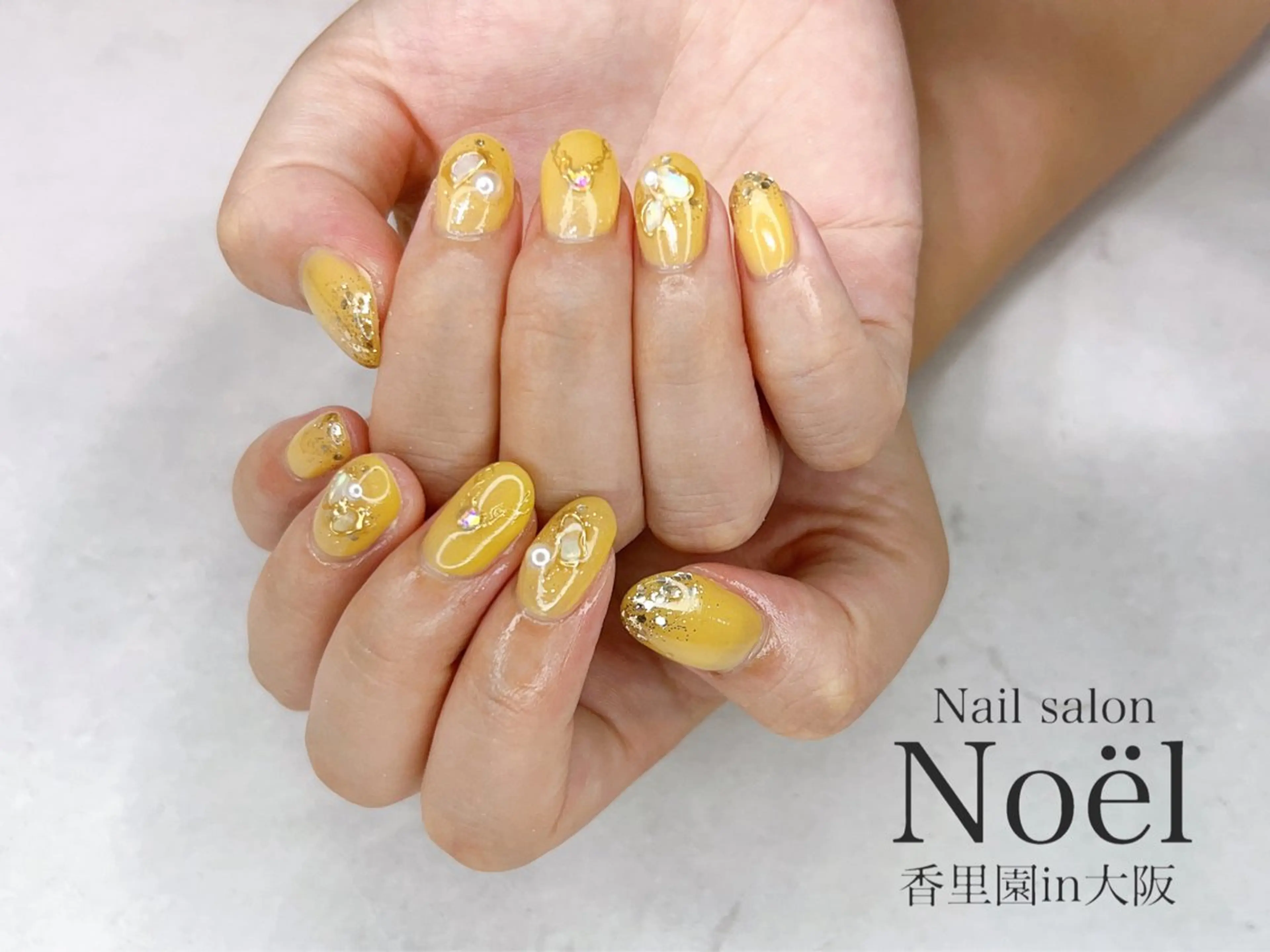 ネイル ハンドネイル Nailsalon  &Noel所属・もも 🍑のネイルデザイン