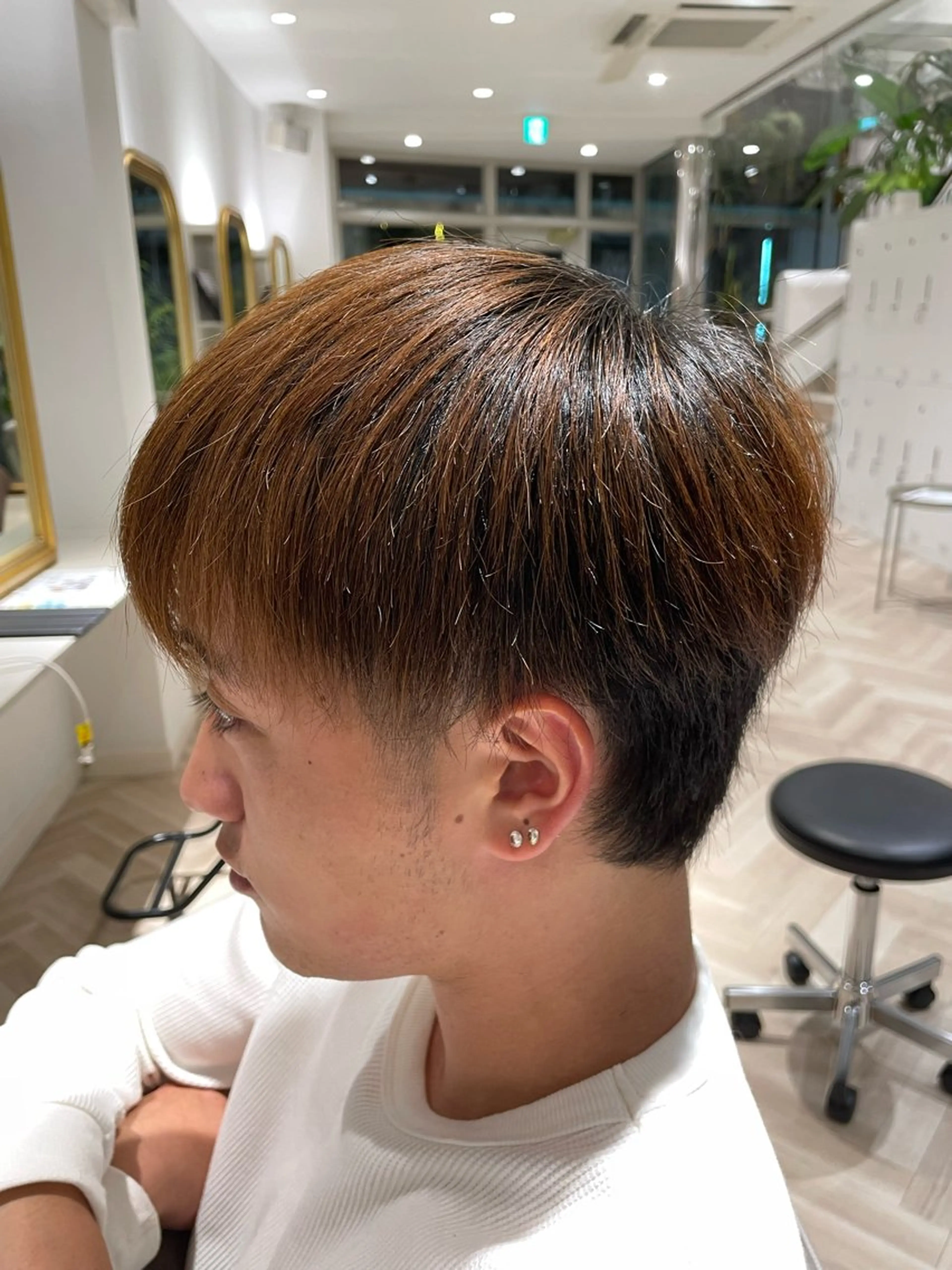 ショート カラー メンズ ZIL亀有所属・廣﨑 恭介のヘアスタイル