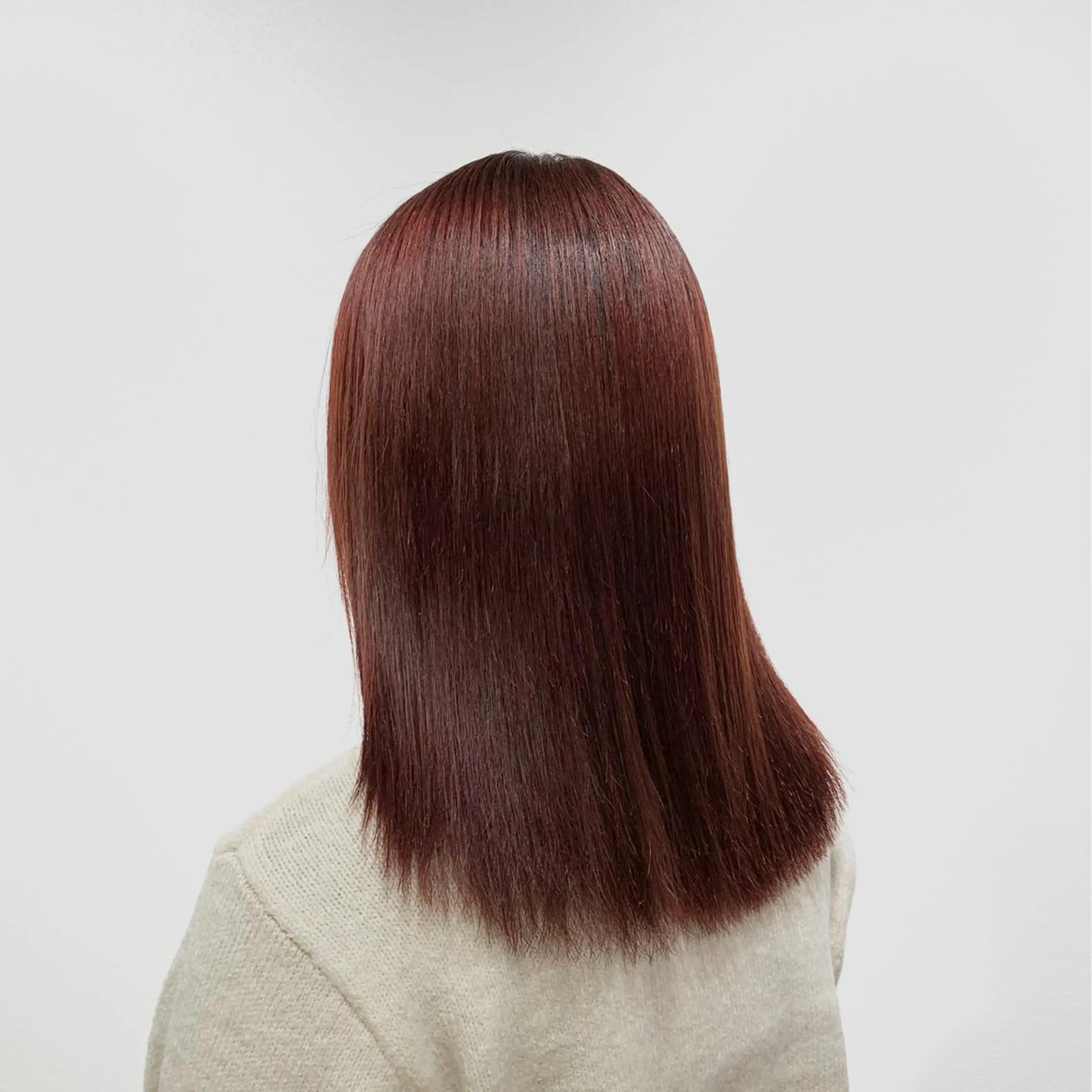 セミロング カラー ヘアアレンジ キヨミ 韓国レイヤーカットのヘアスタイル