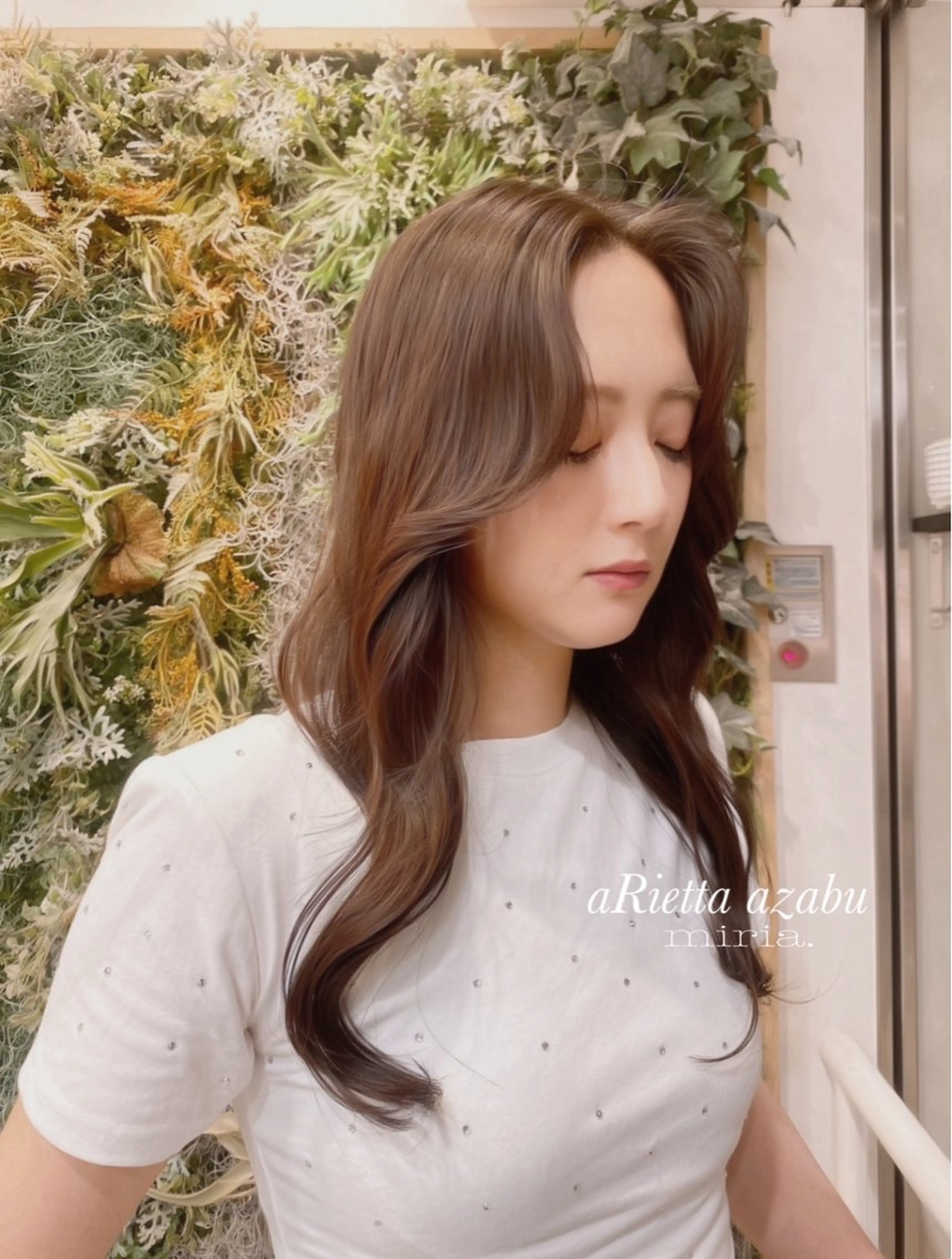 ロング カラー 切りっぱなしボブ ワンレンボブ ショートボブ アッシュ バレイヤージュ 韓・中華美女ヘア 🇰🇷×🇨🇳のヘアスタイル