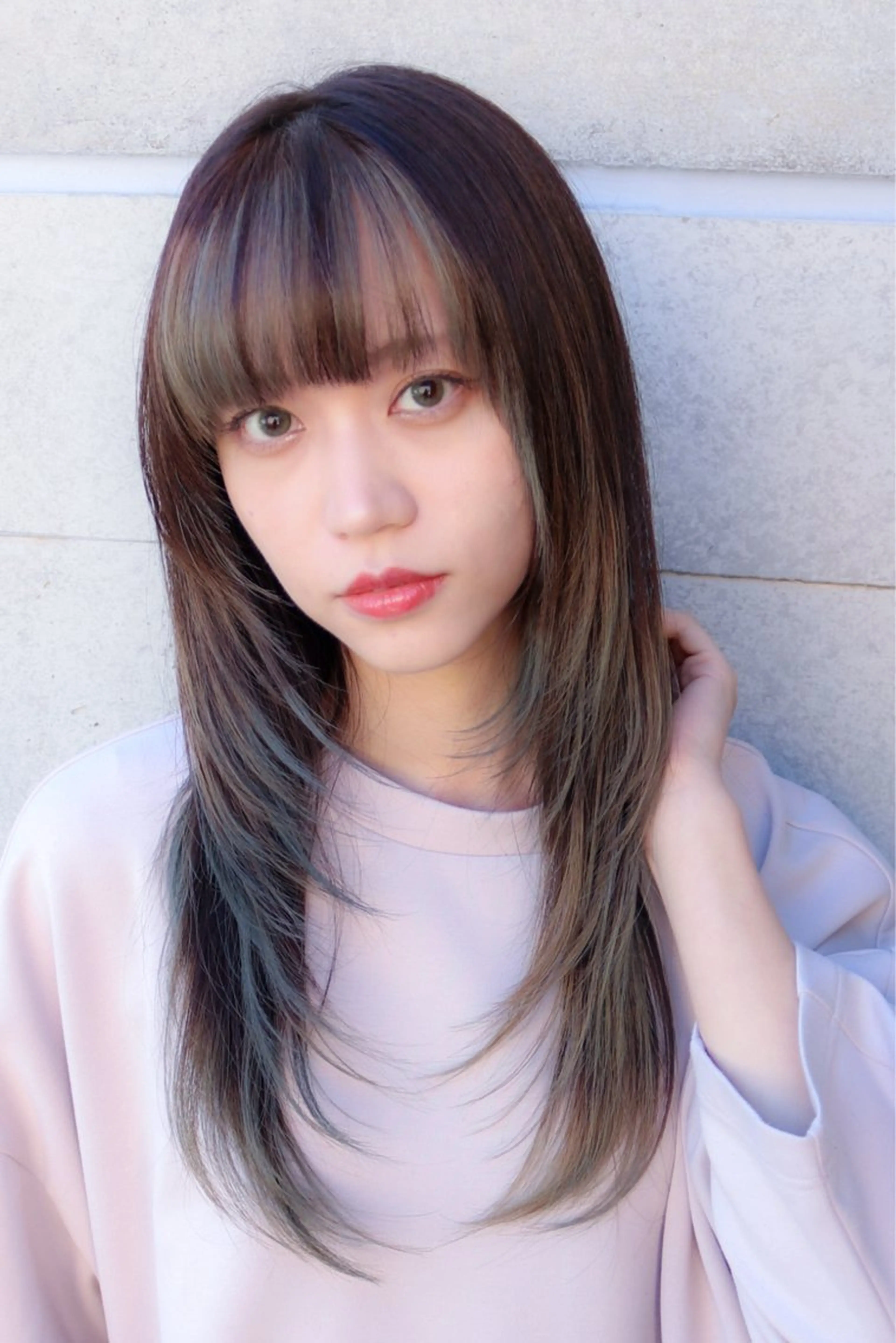 ロング ハイライト 髪質改善 レイヤーカット トリートメント ヘアカラー ✨Less髪質改善✨ シバタのヘアスタイル