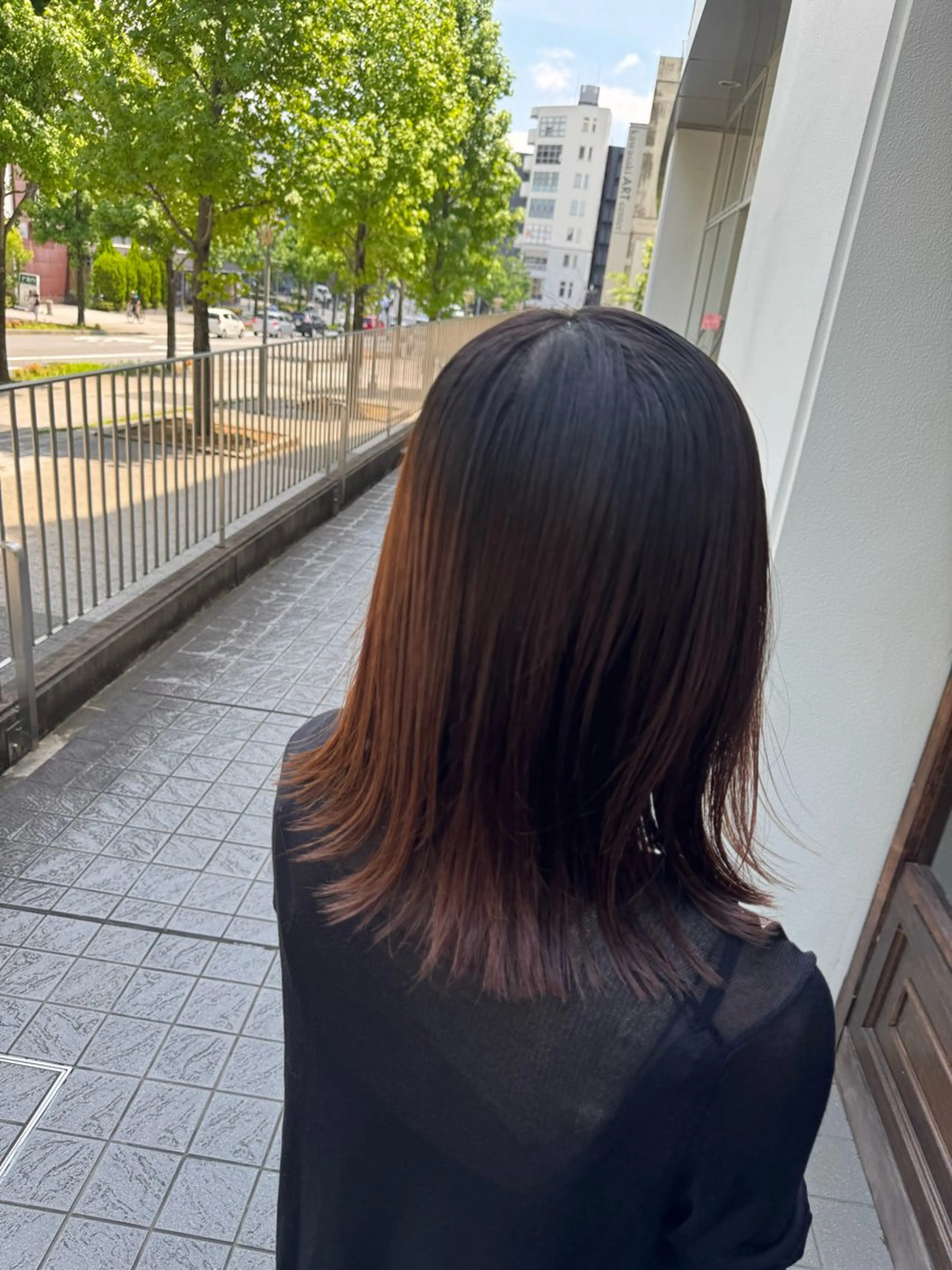 セミロング 縮毛矯正 縮毛矯正 オノ ソウイチロウ/ ブリーチ/パーマのヘアスタイル