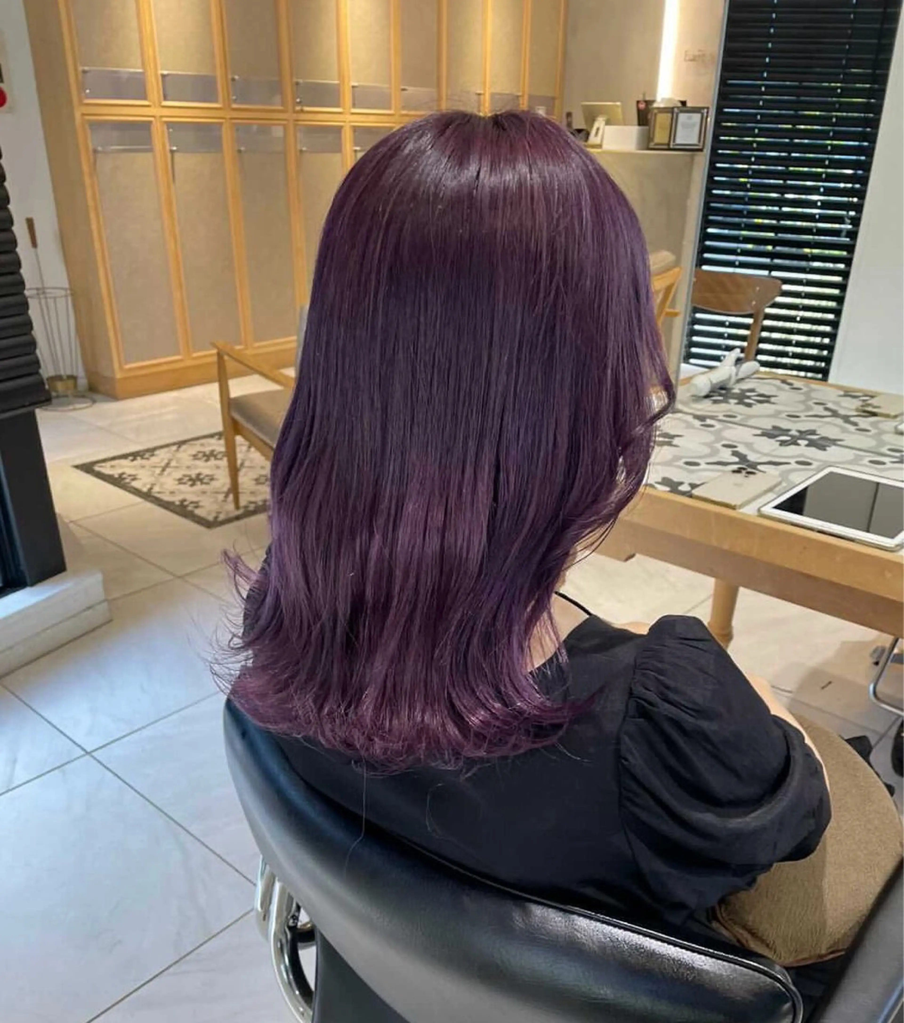 セミロング カラー カット ヘアカラー トリートメント ヘッドスパ girlyhair 🤍mikuのヘアスタイル