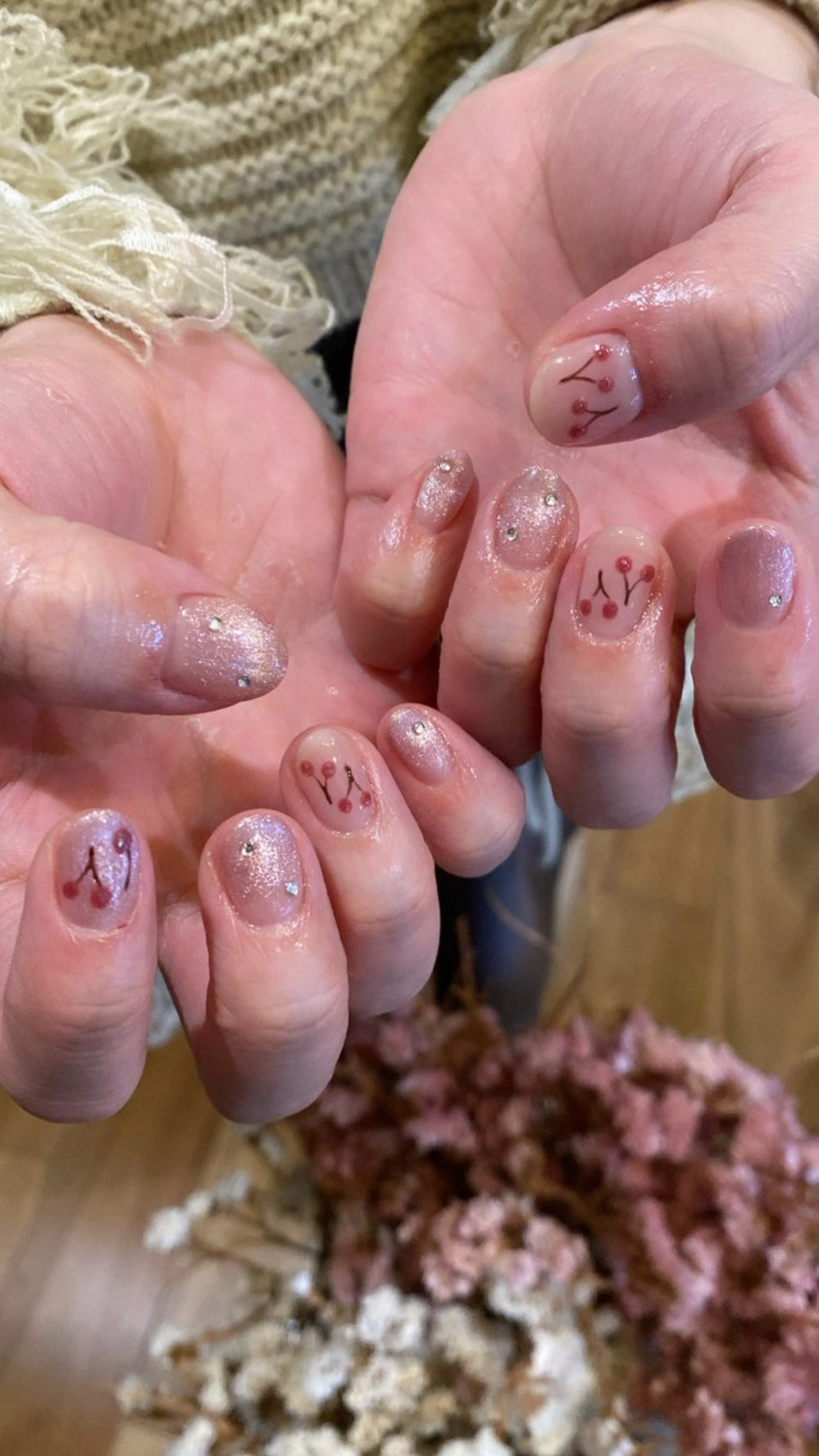 ネイル ハンドネイル private nail salon crystal ⭐︎ color所属・crystal ⭐︎ colorのネイルデザイン