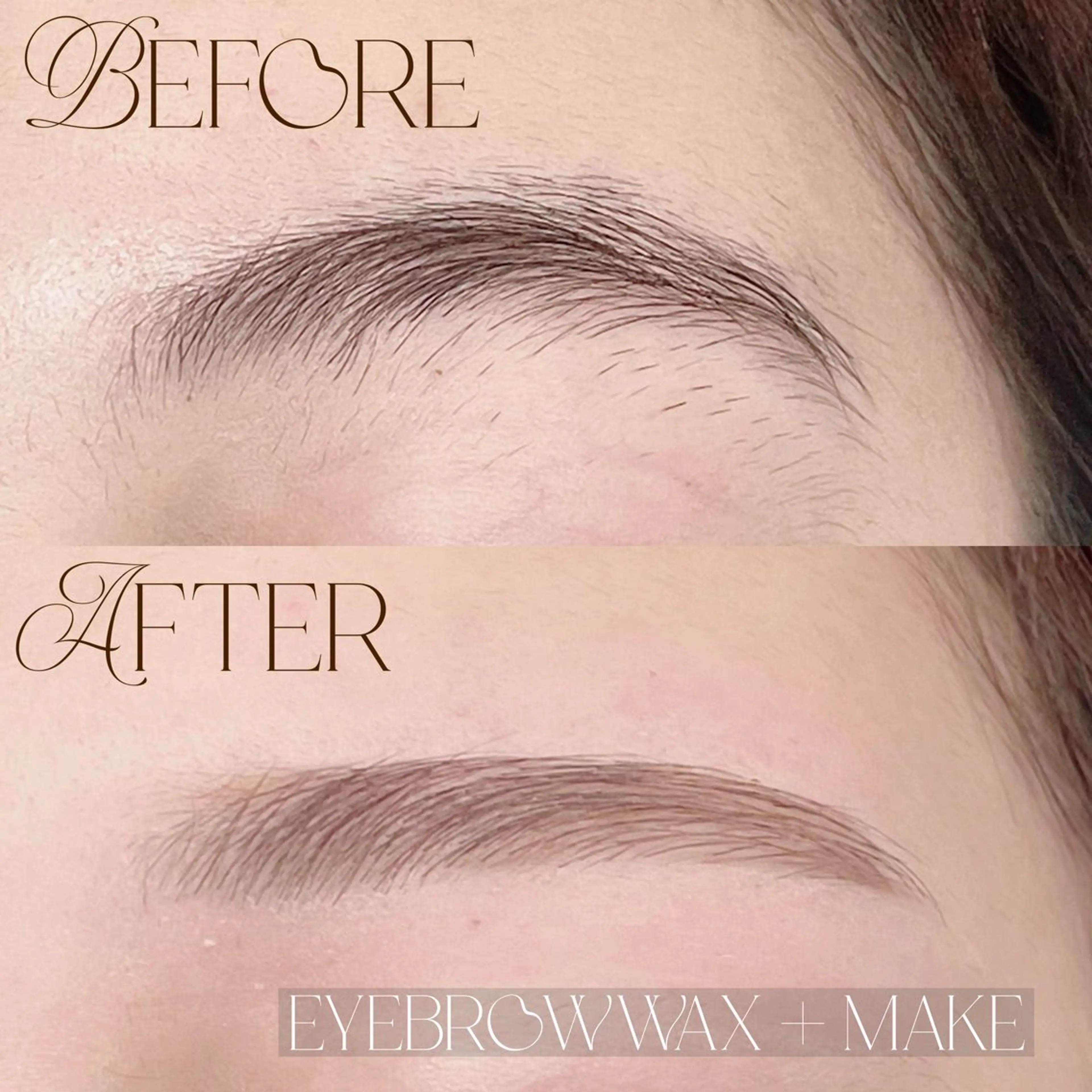 【 鎮静高保湿パック付き💧 】🤍アイブロウWAX(間引き○)＋眉保湿パック＋眉メイク🤍の写真