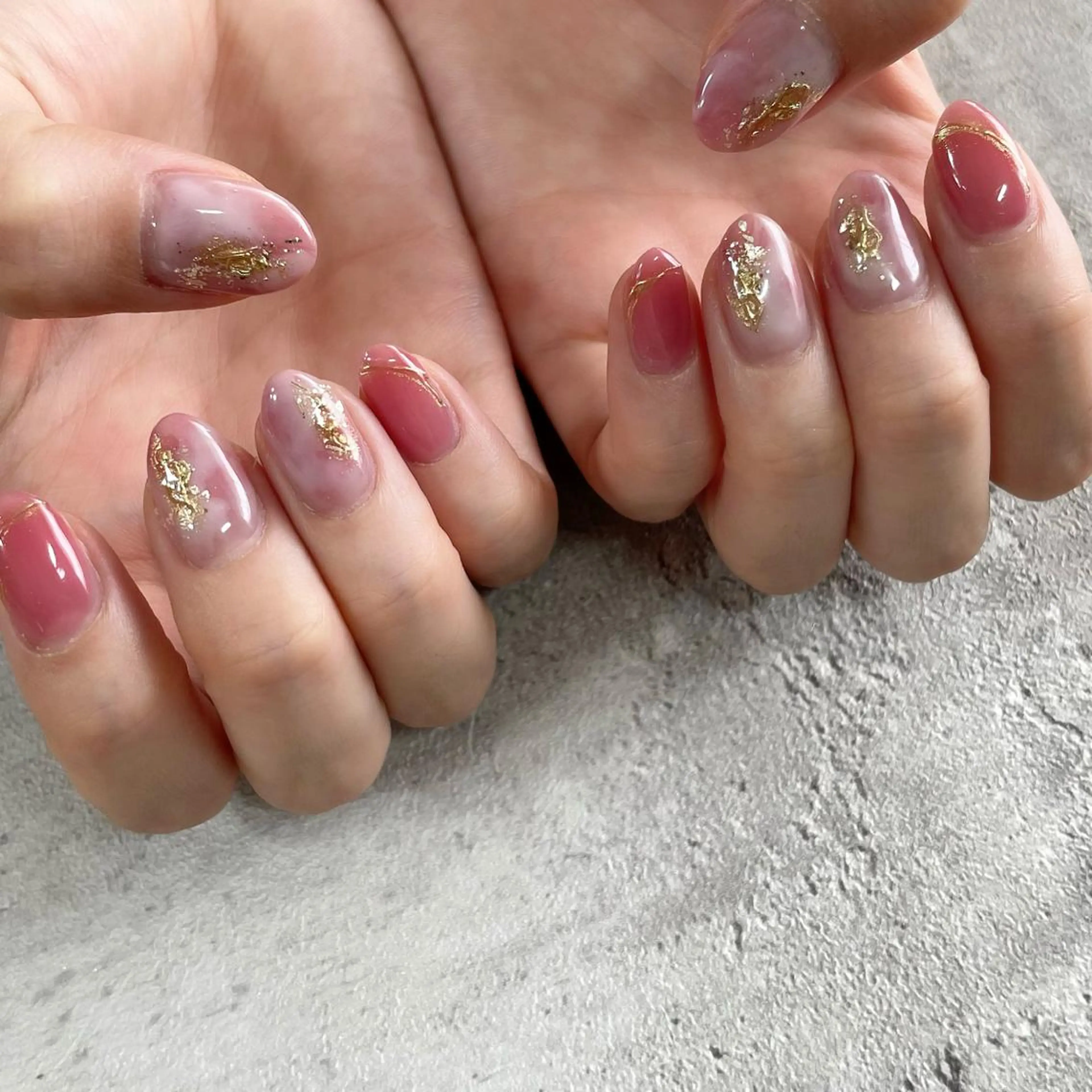 ネイル ジェルネイル 東 千夏のネイルデザイン