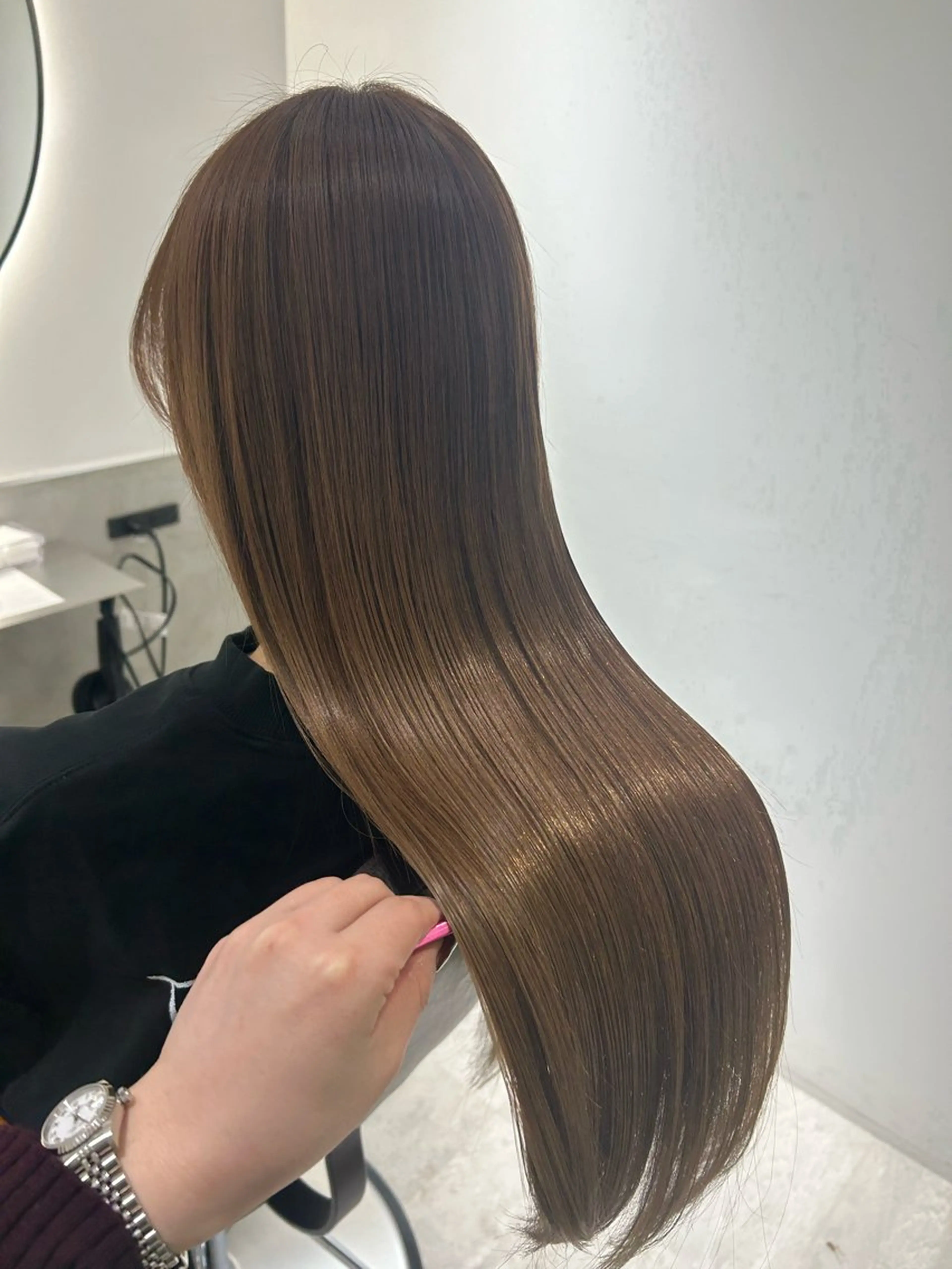 ロング カラー 透明感カラー 飯田橋No.1髪質 改善縮毛矯正/ユキナのヘアスタイル
