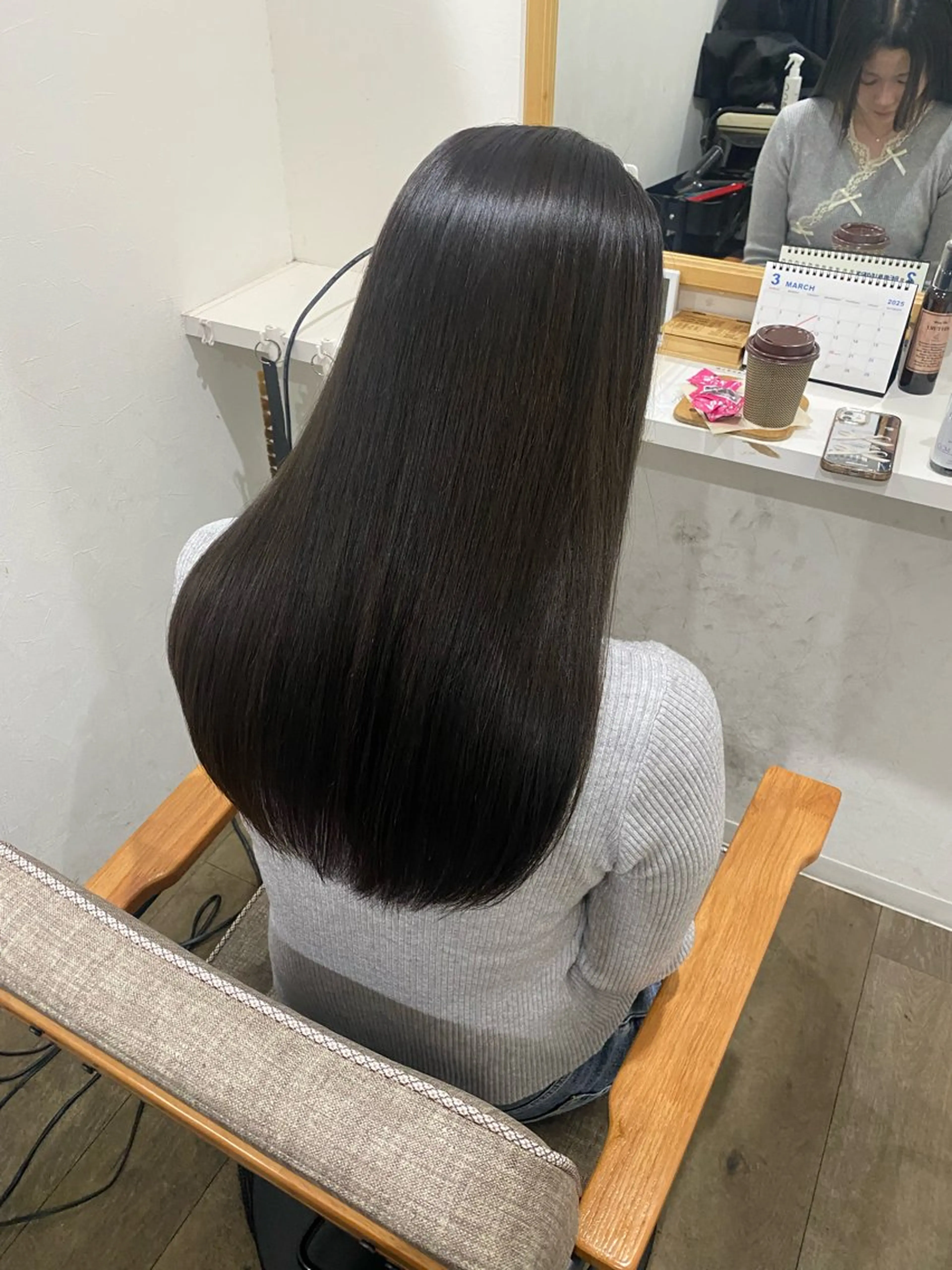 ロング カット ヘアカラー 縮毛矯正 Jewel  Box東梅田所属・髪質改善サロン 梅田/ヨナミネのヘアスタイル