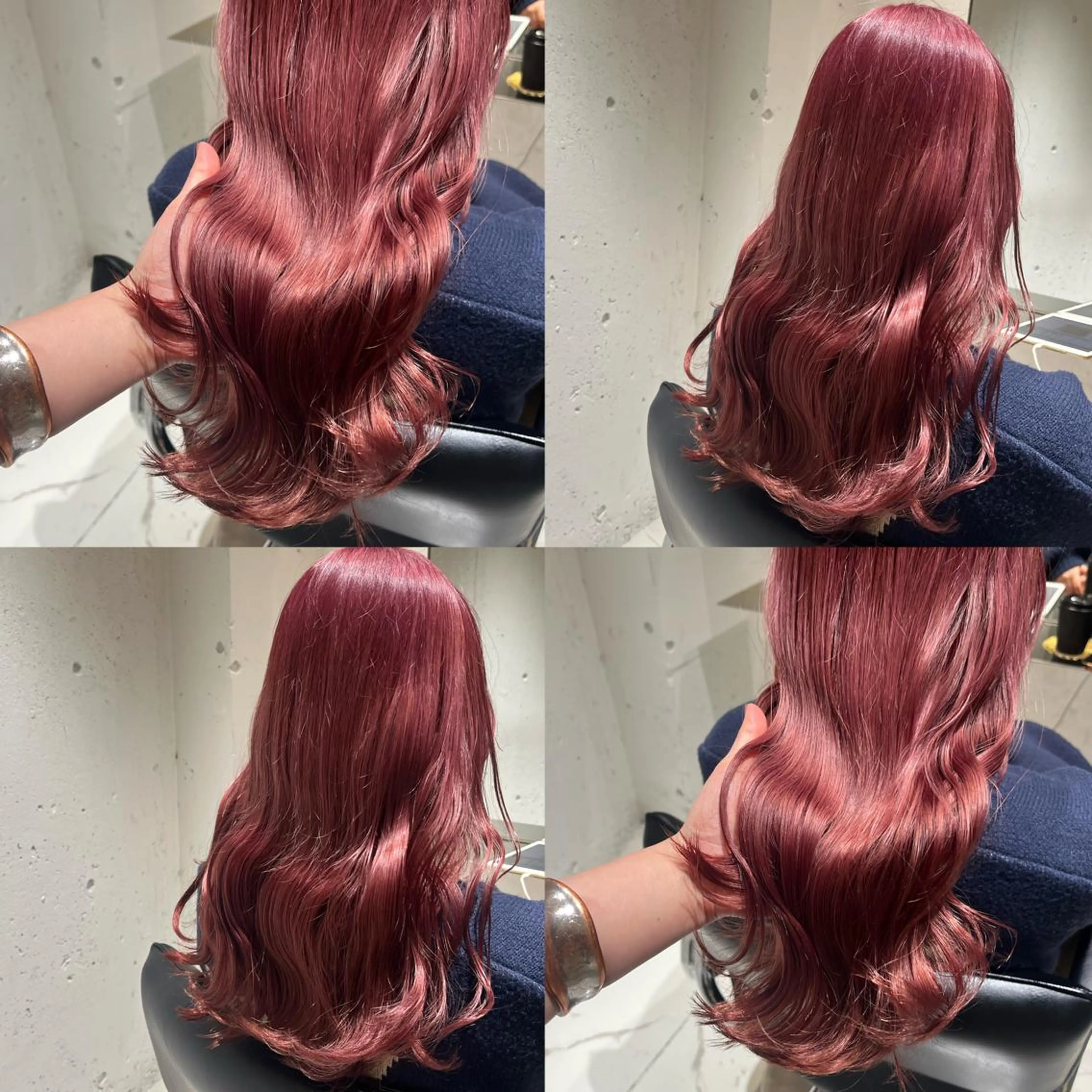ロング カラー ブリーチ ハイトーンカラー ラベンダーカラー ピンクカラー ピンクラベンダー ヘアカラー トリートメント ヘッドスパ ヘアセット カジュアルを女っぽく 𝗮𝘆𝗮𝗰𝗼のヘアスタイル