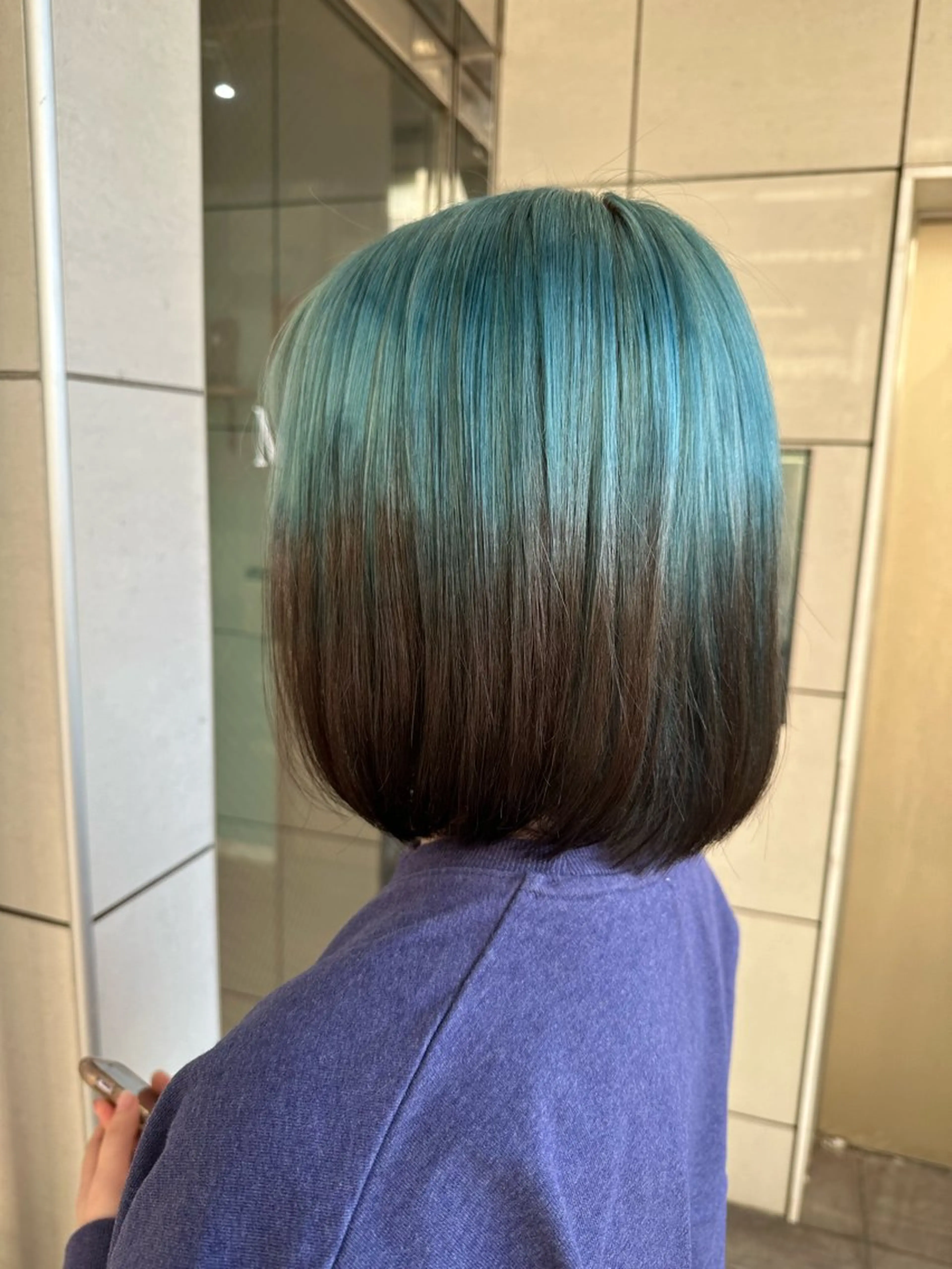 ショート カラー ヘアカラー トリートメント 🧸プルエクステ❤︎ ネイルKAO🧸のヘアスタイル