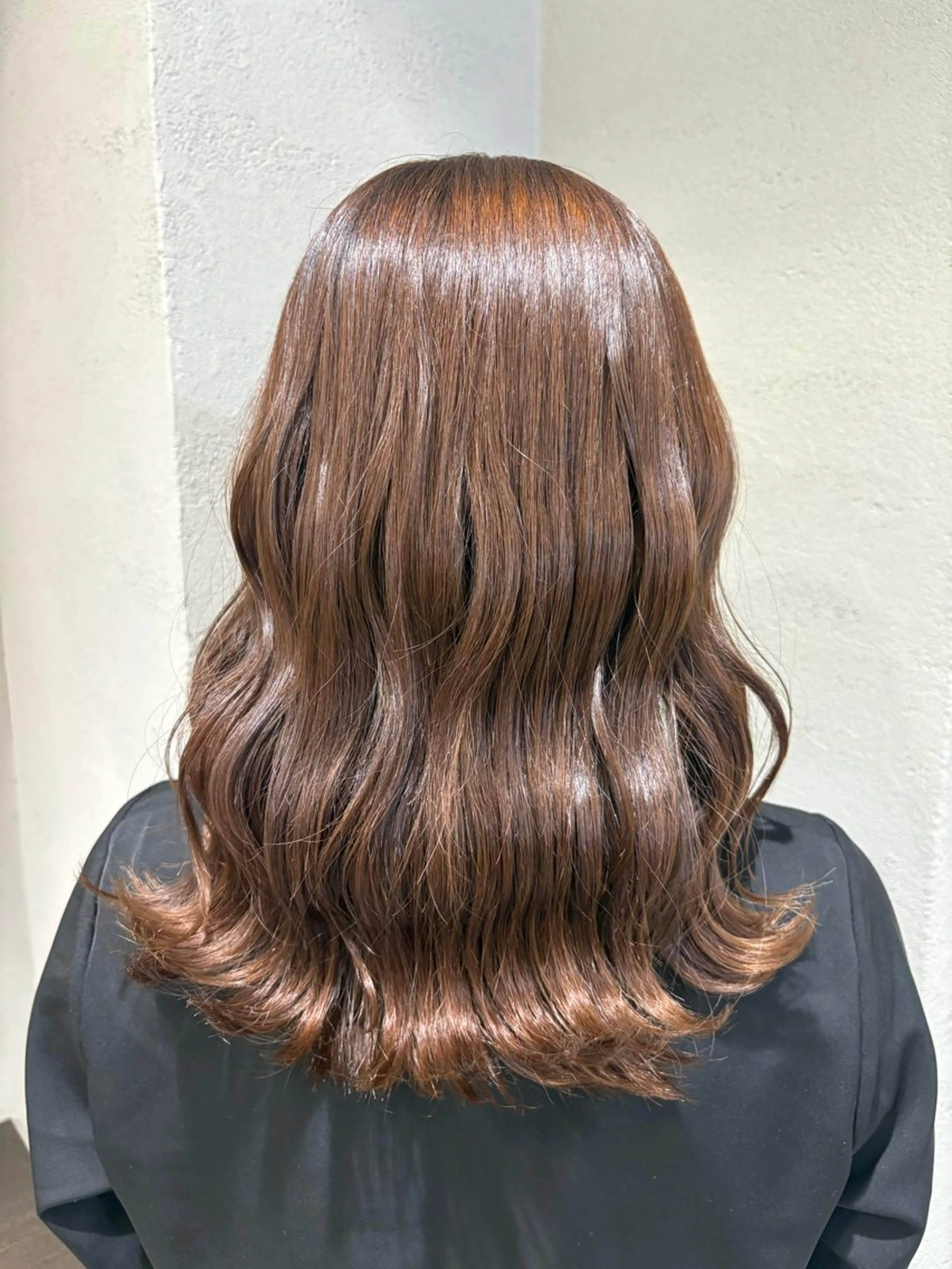 セミロング ヘアアレンジ ヘアセット shizuki🌙 /ヘアカラーのヘアスタイル