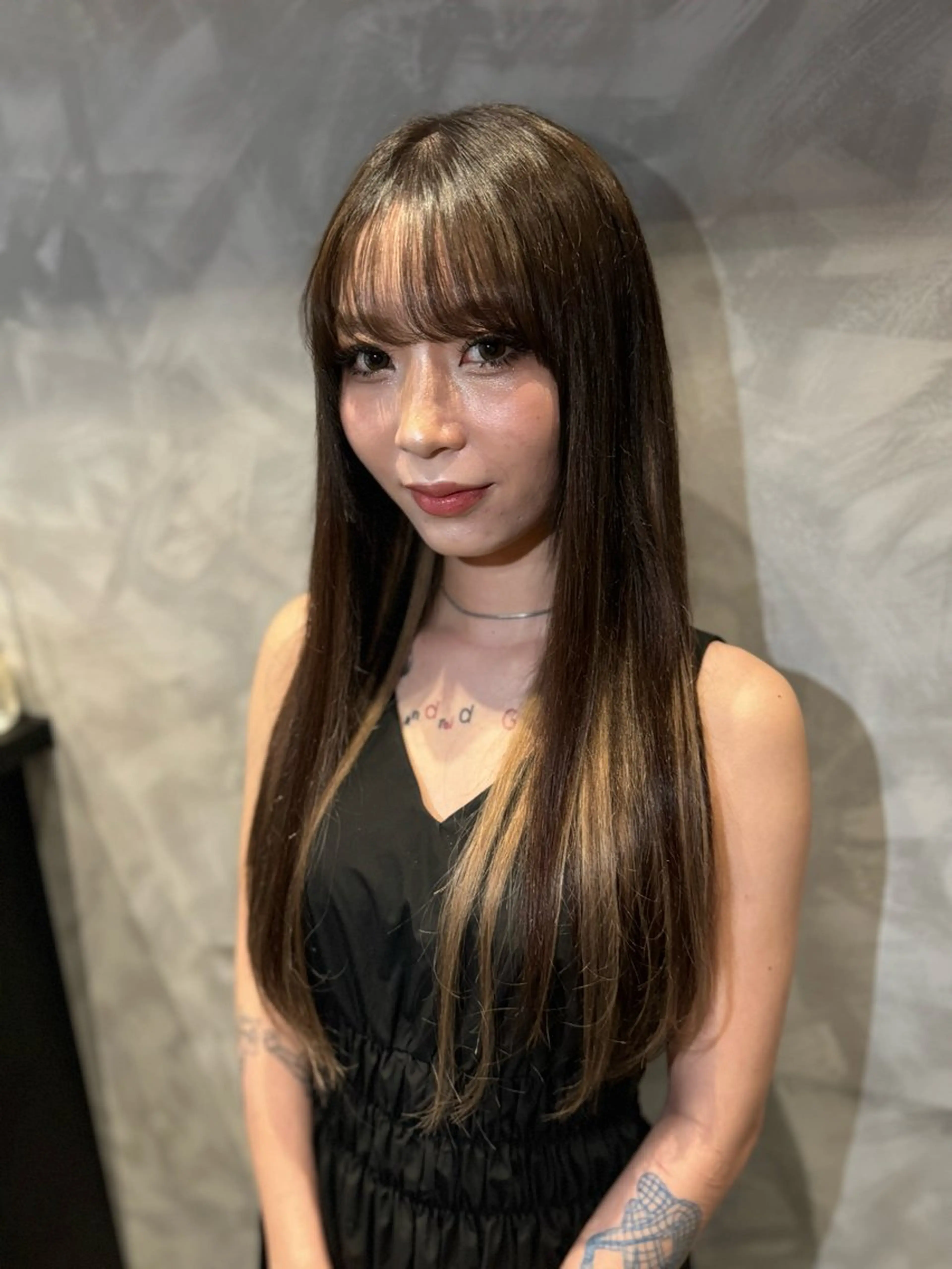 セミロング ボブ エクステ レイヤーカット ヘアカラー トリートメント エクステ 👑最高級エクステ 👑新宿/タイセイのヘアスタイル